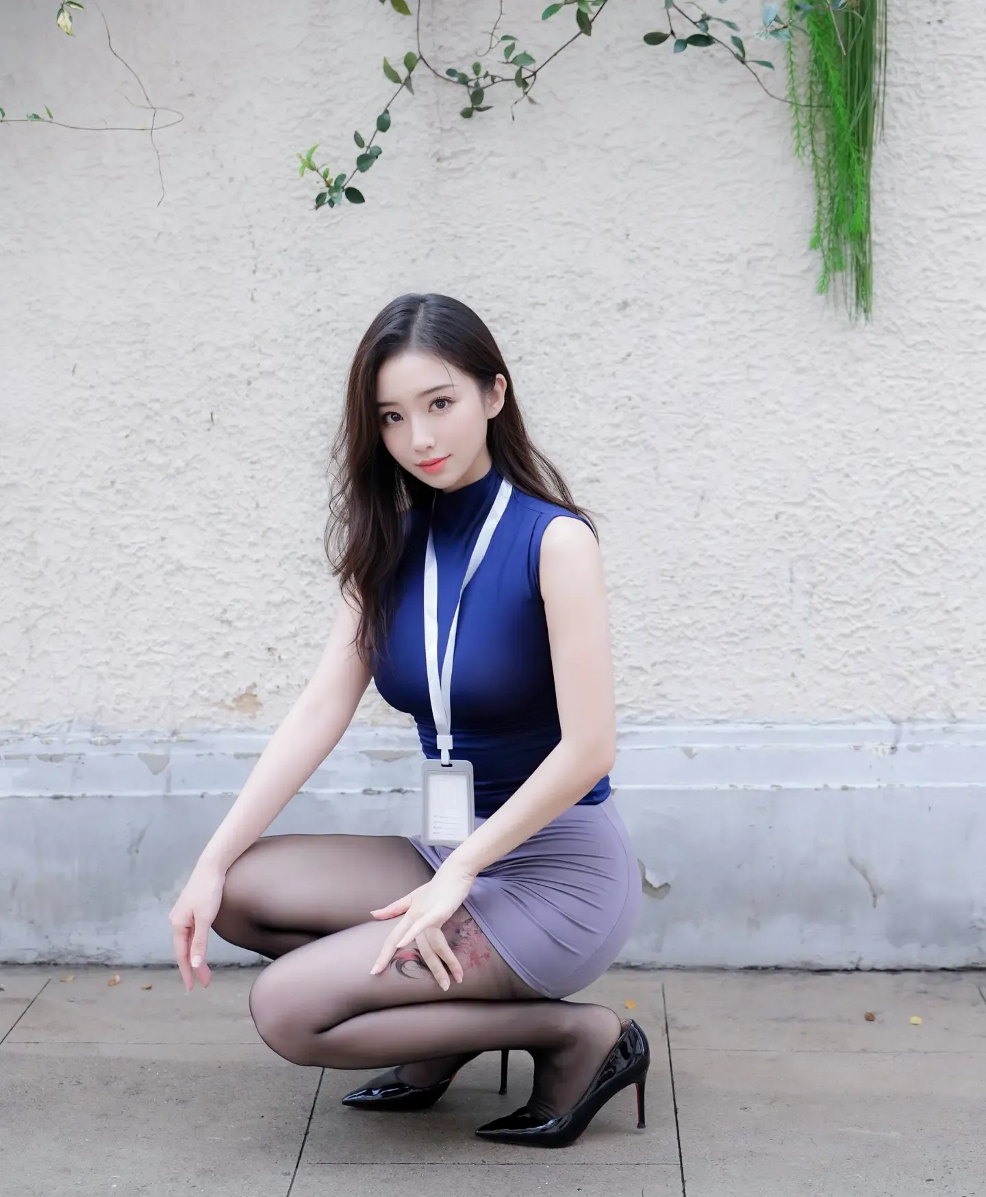 楠芝 极品OL制服黑丝