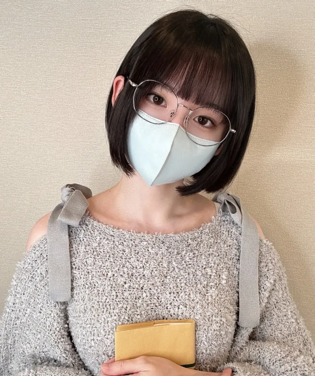 鬼花まりす 20251230 地味メガネJD🤍裏垢風えちえち自撮り