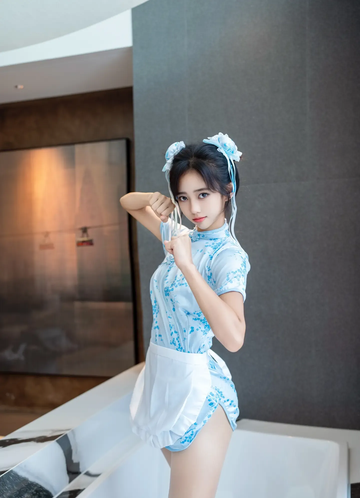 时安安 春丽青花瓷
