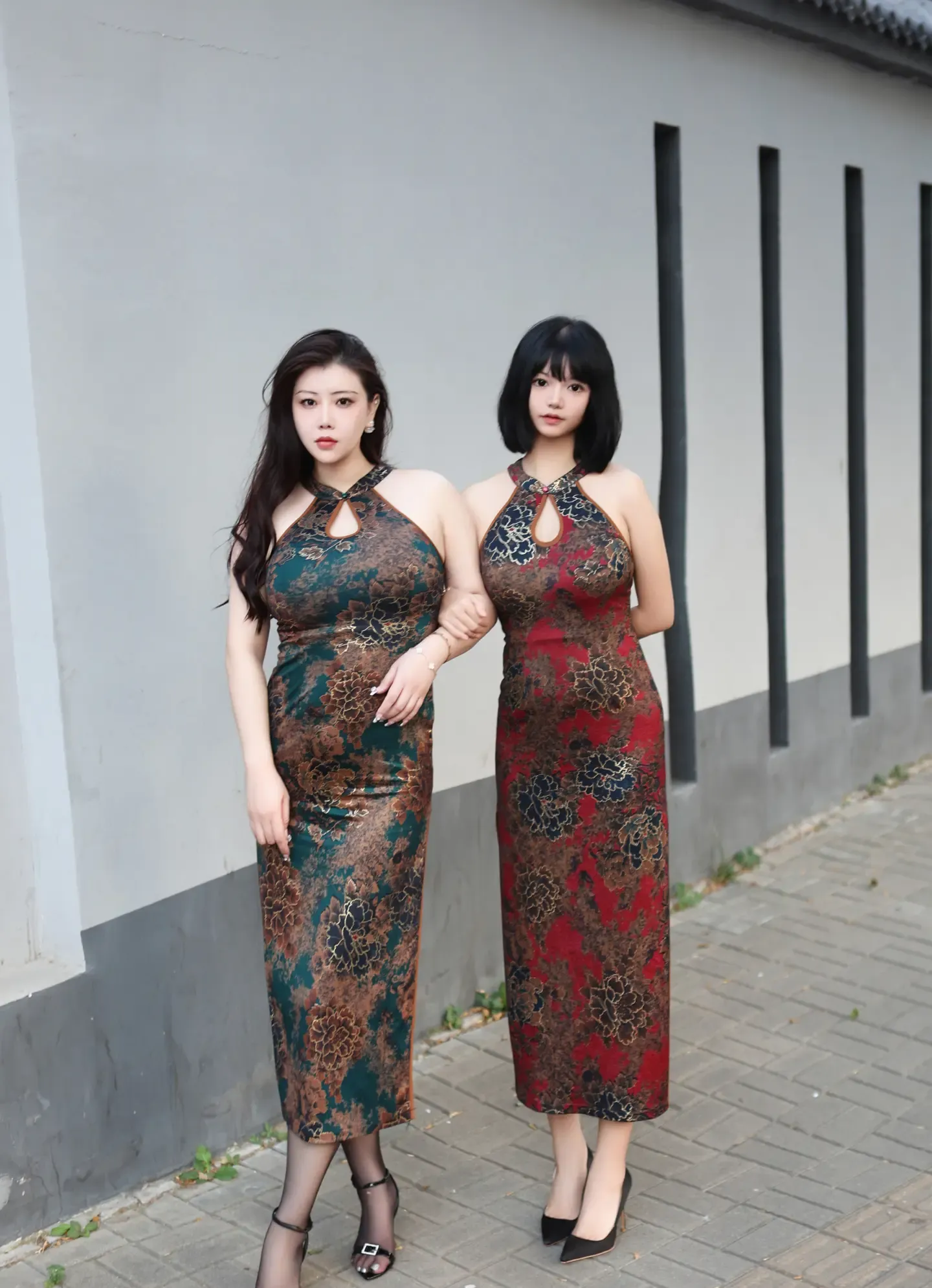 王婉悠Queen 双人演绎 旗袍