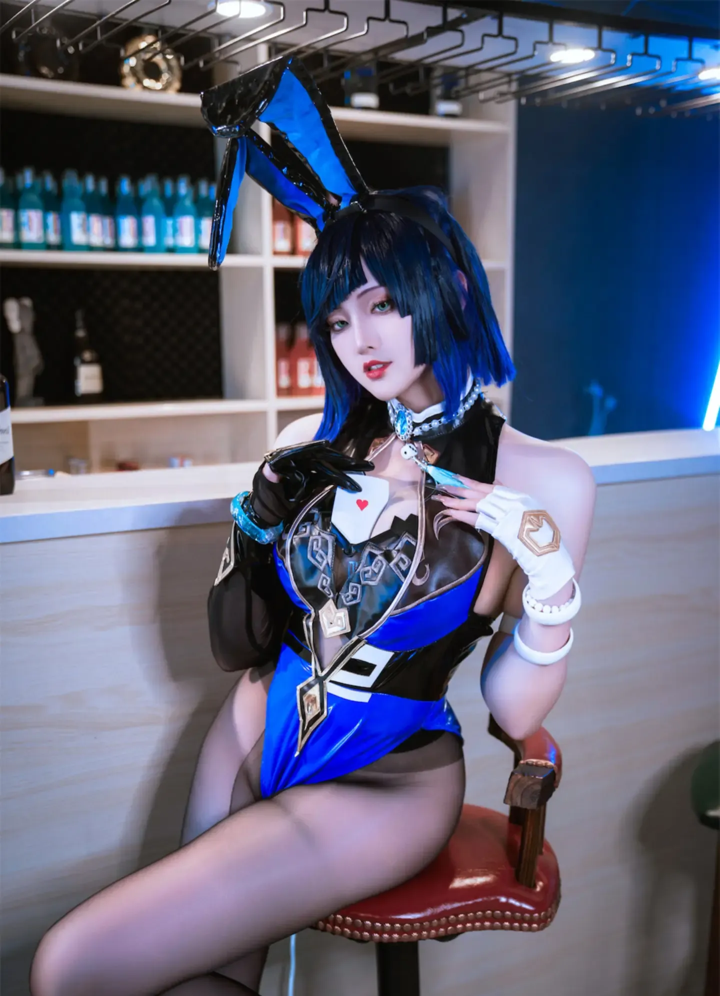 Natsuko夏夏子 夜兰兔女郎