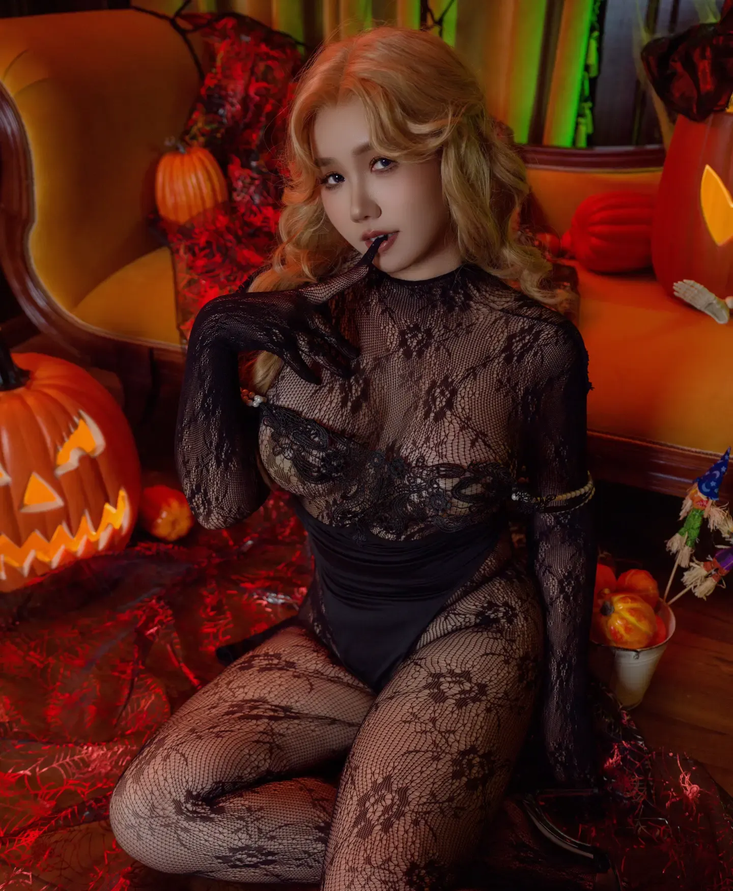 麻花酱 万圣节魔女
