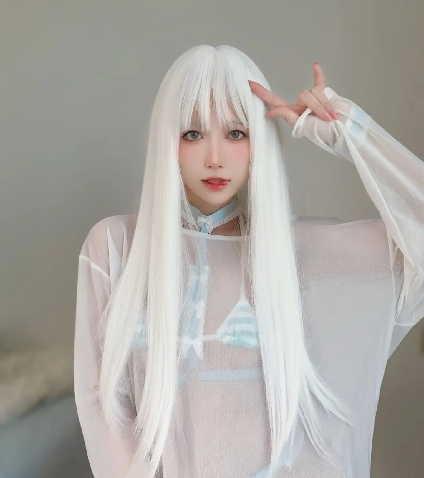 布丁大法 白发女友