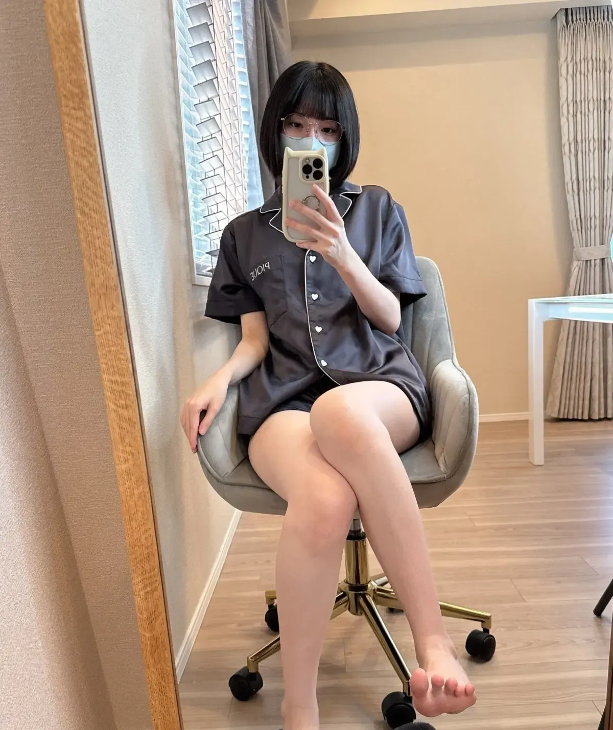 鬼花まりす 20250826 黒カルバンクライン♥キワどいえち自撮り