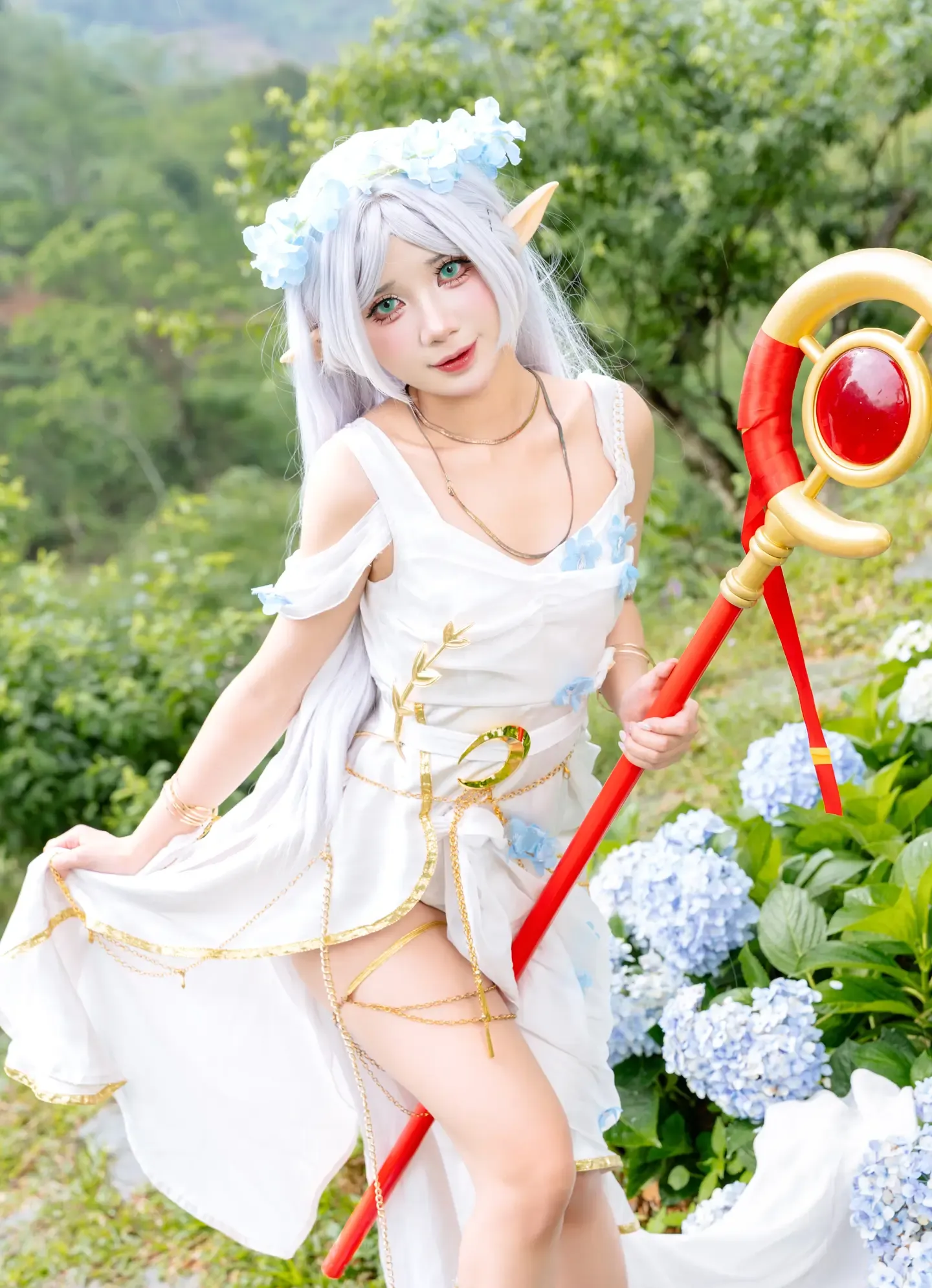 PoppaChan Frieren Blue Valley Dress