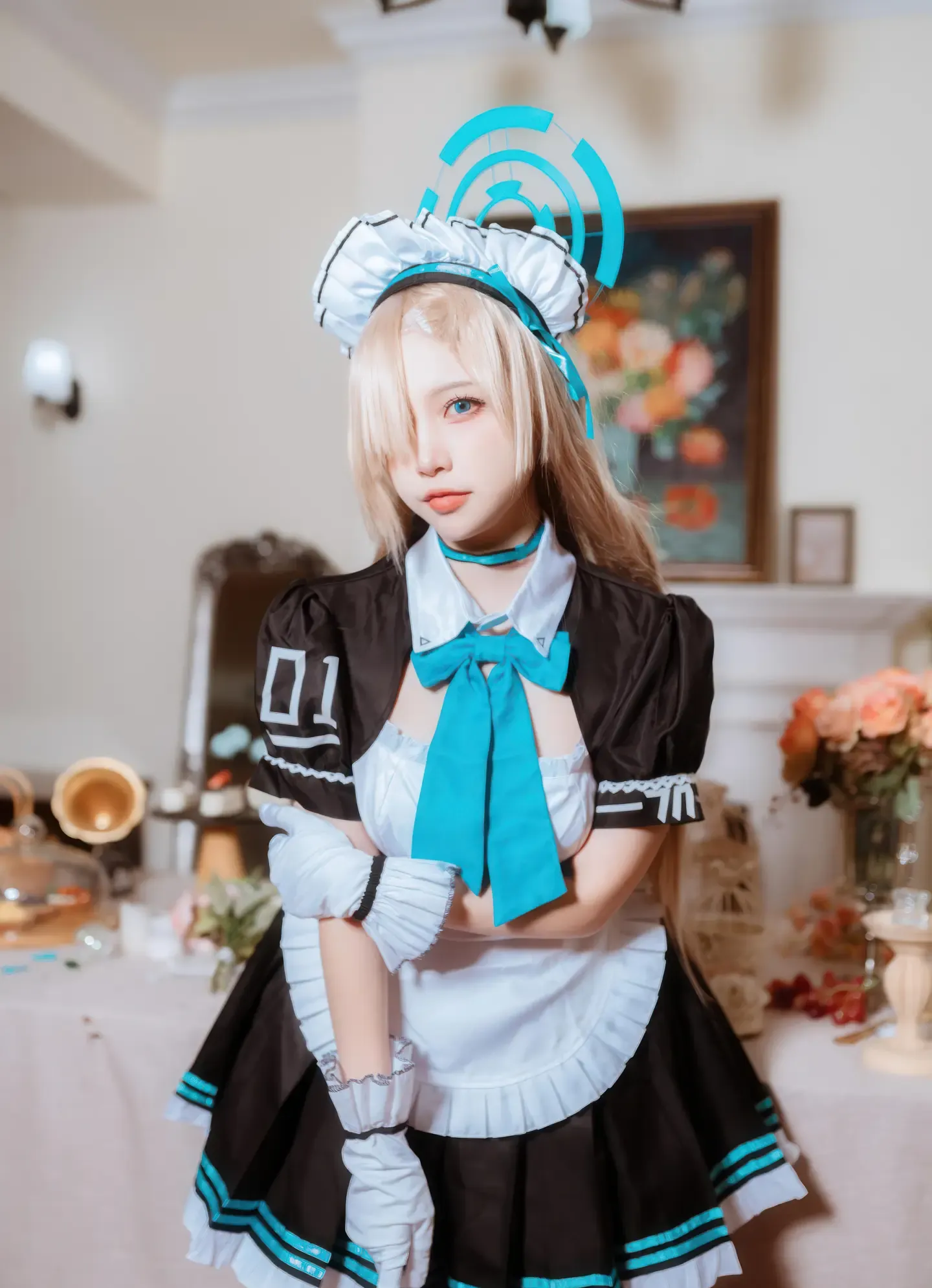 二佐Nisa 碧蓝档案 一之濑明日奈 女仆