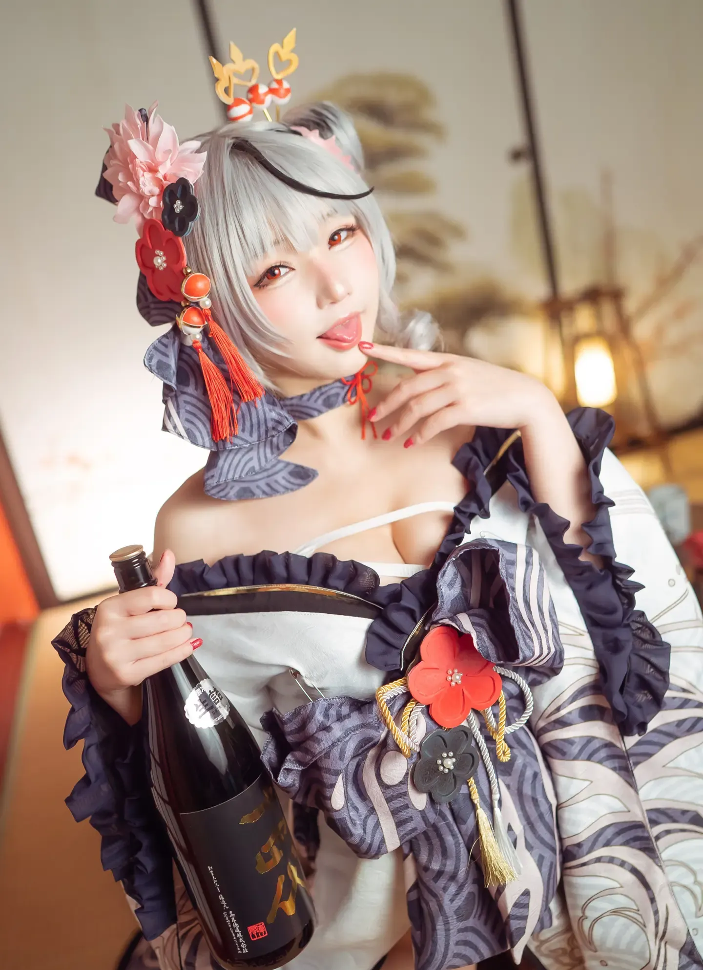 花梨Hanari Sakamata Chloe yukata