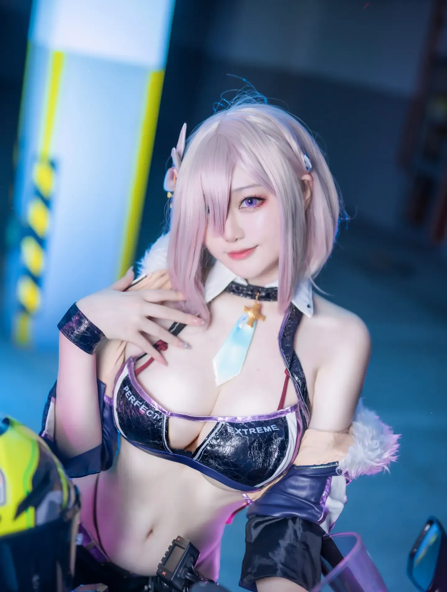 Halo酱 玛修机车赛车服