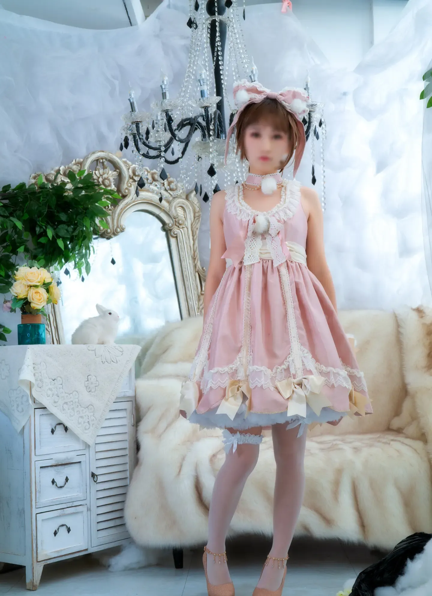 杪夏 花与少女