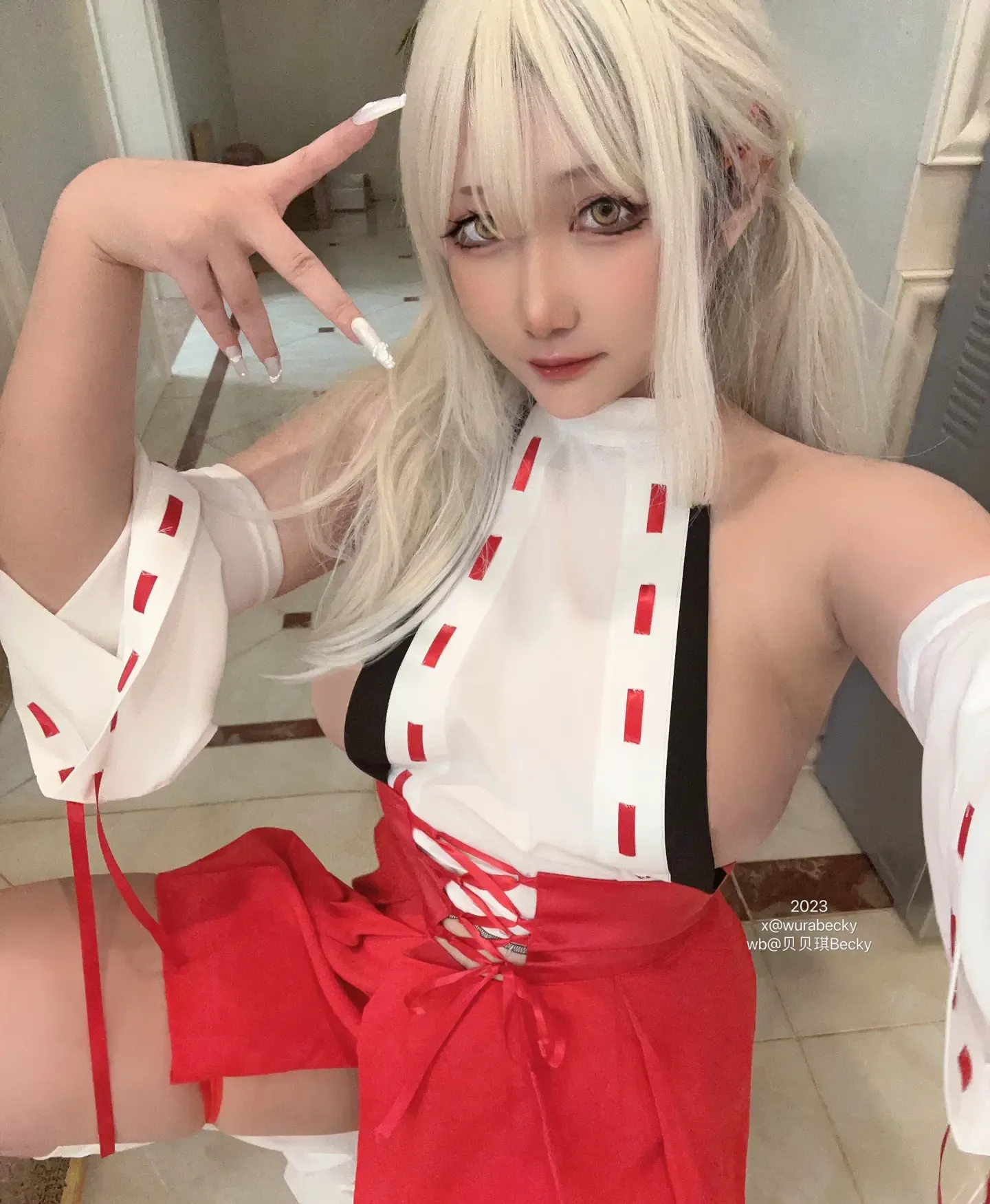 贝贝琪Becky 2023年5月 双拼巫女