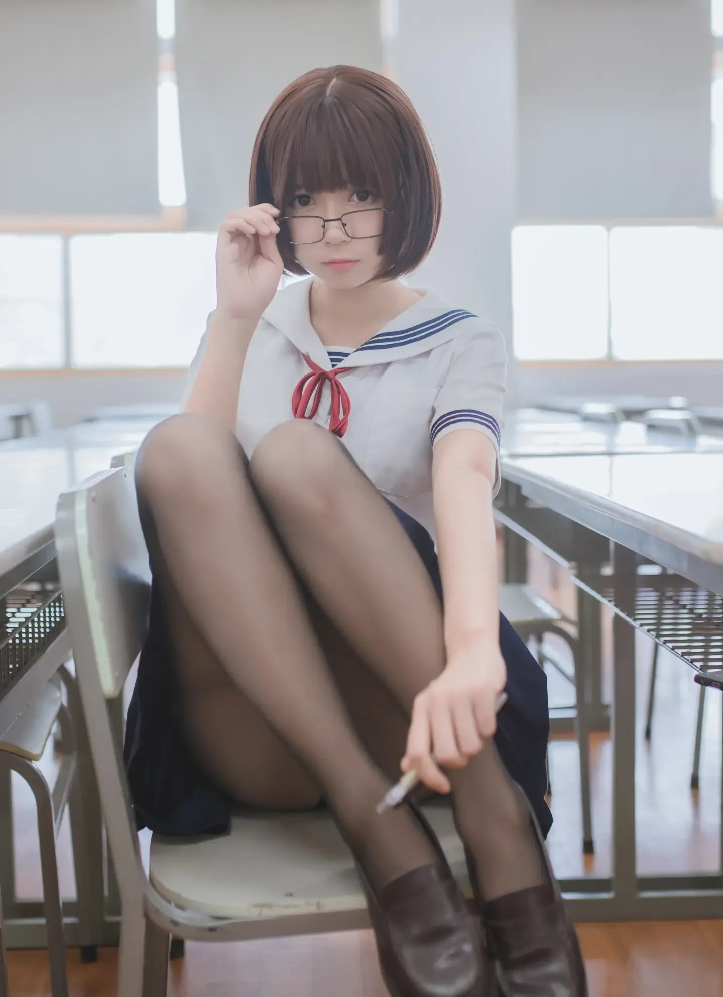 白金Saki 可爱蘑菇头