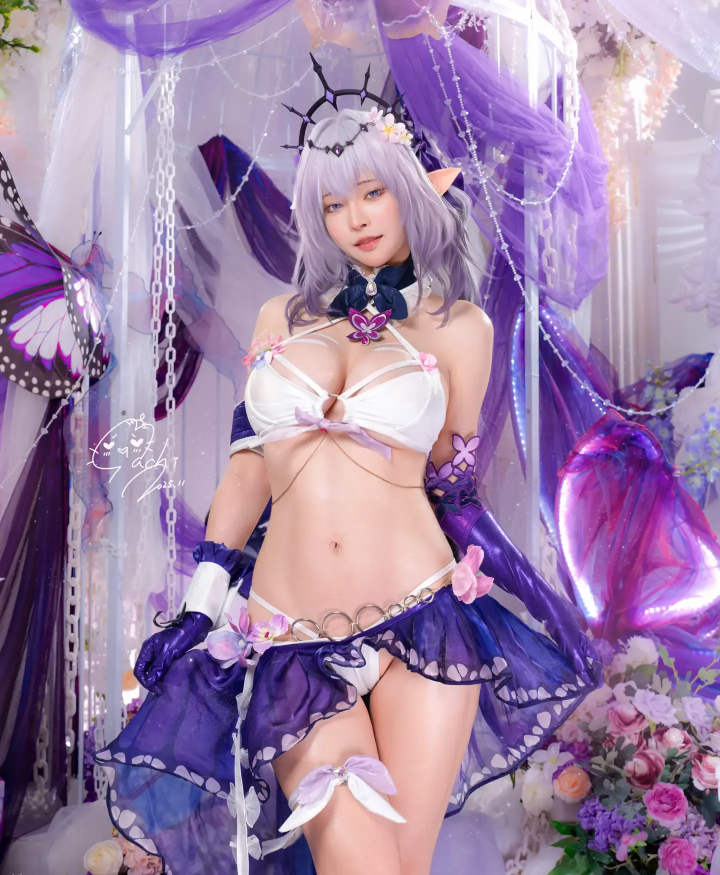 MACHI 💜キャストリス水着💜聖女の裏の危ない姿💜第一弾