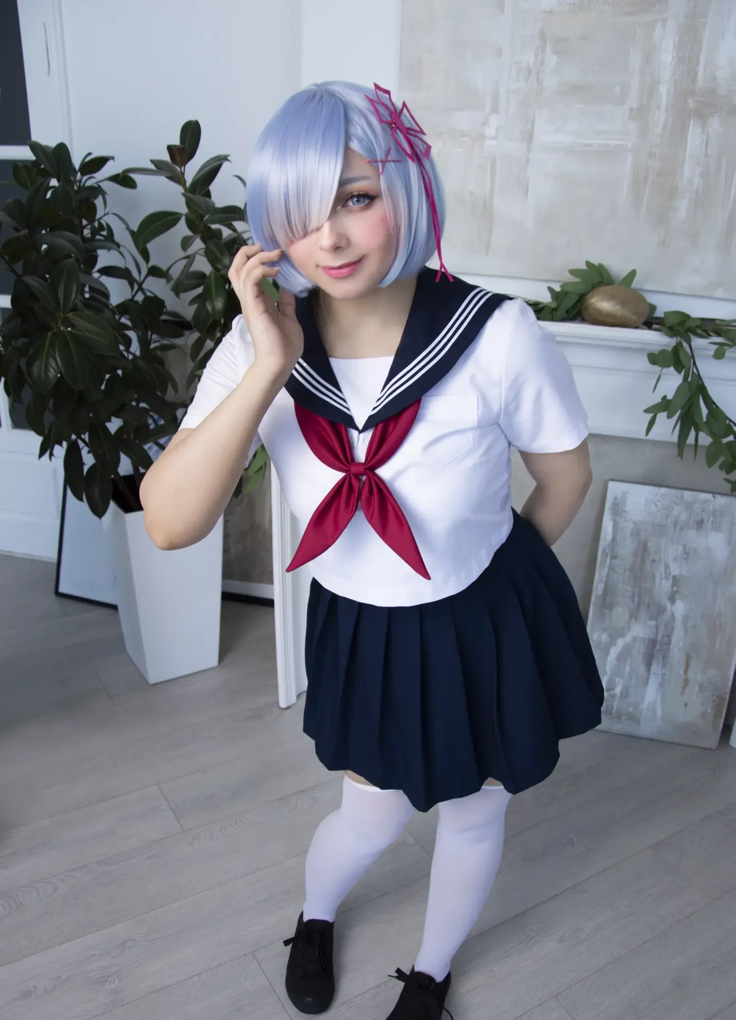 Aluctoria Rem schoolgirl