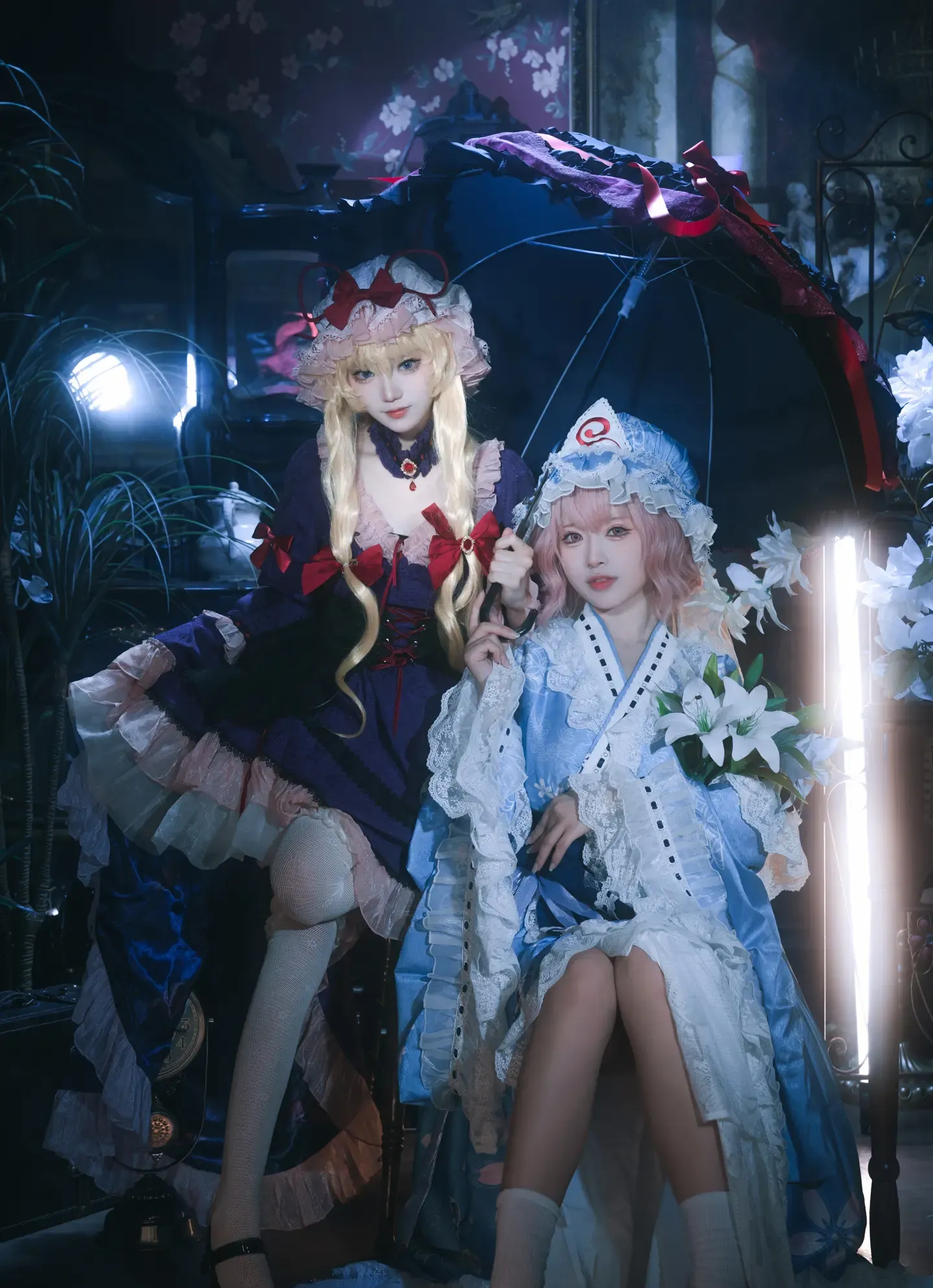 花柒Hana 肃雨雨雨 八云紫&西行寺幽幽子