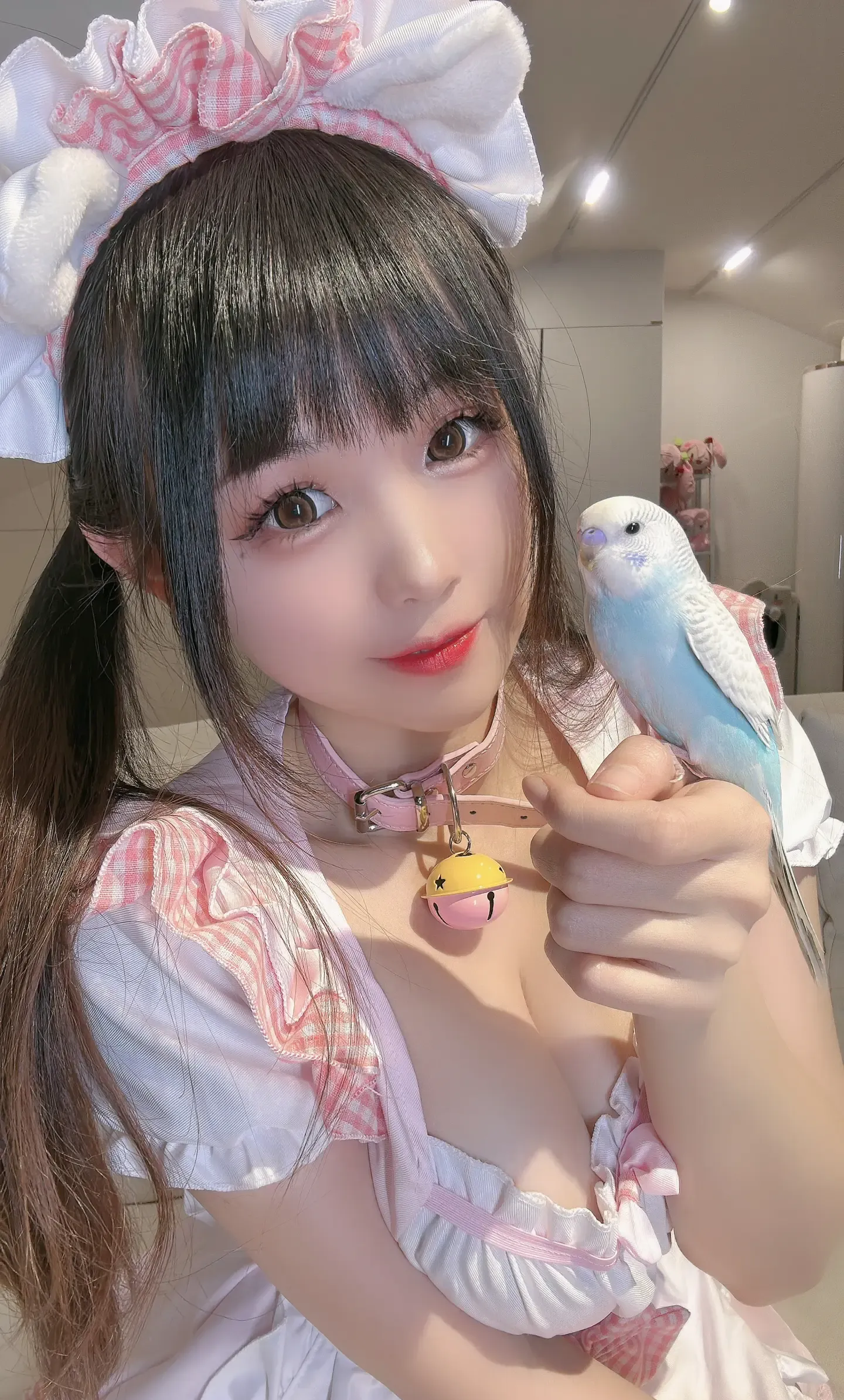 miko酱ww 2023年03月 真爱粉 粉色女仆