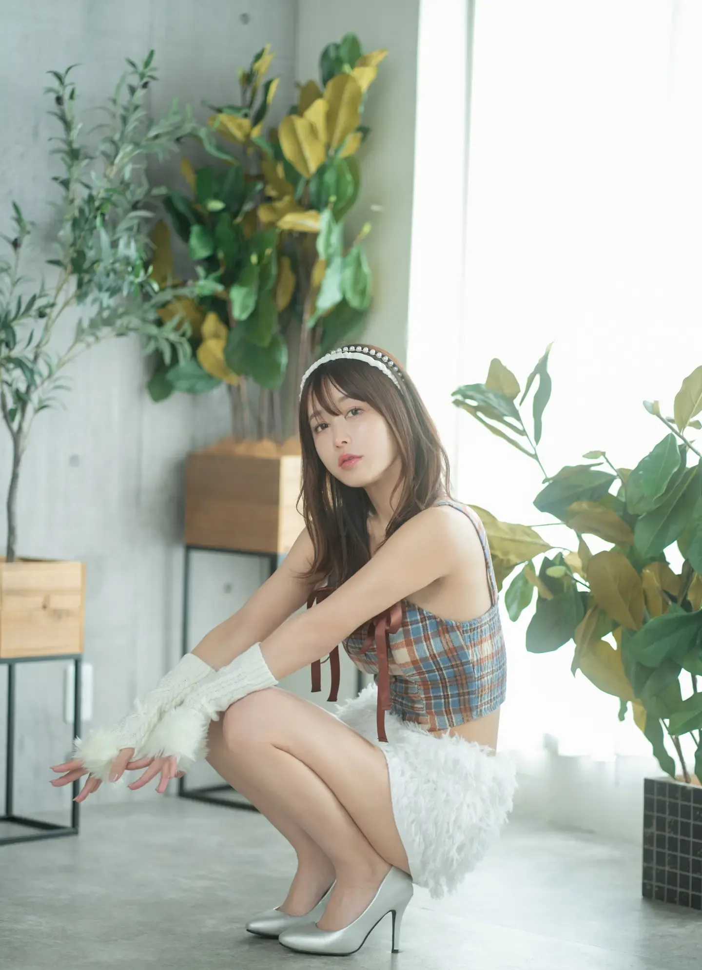 いくみ Fantia 20240328 Is This Checkered Top Cute？？