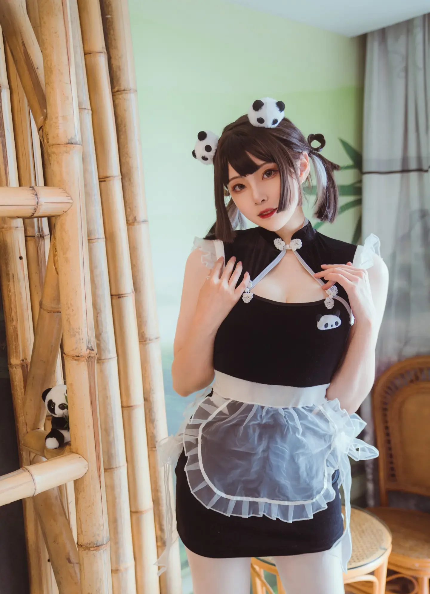 Natsuko夏夏子 熊猫女仆