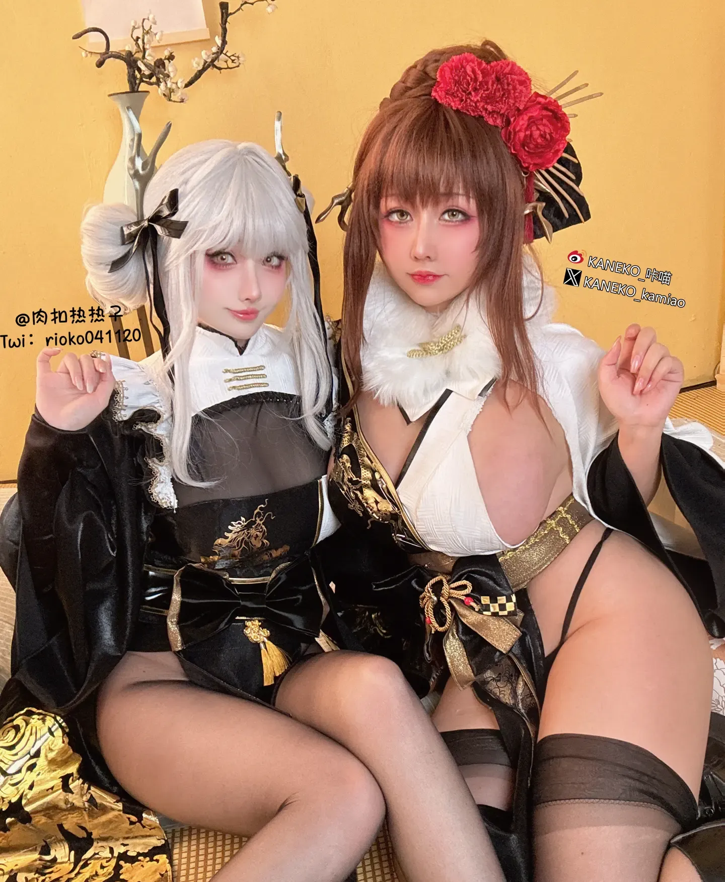 KANEKO咔喵 rioko凉凉子 黑白兔