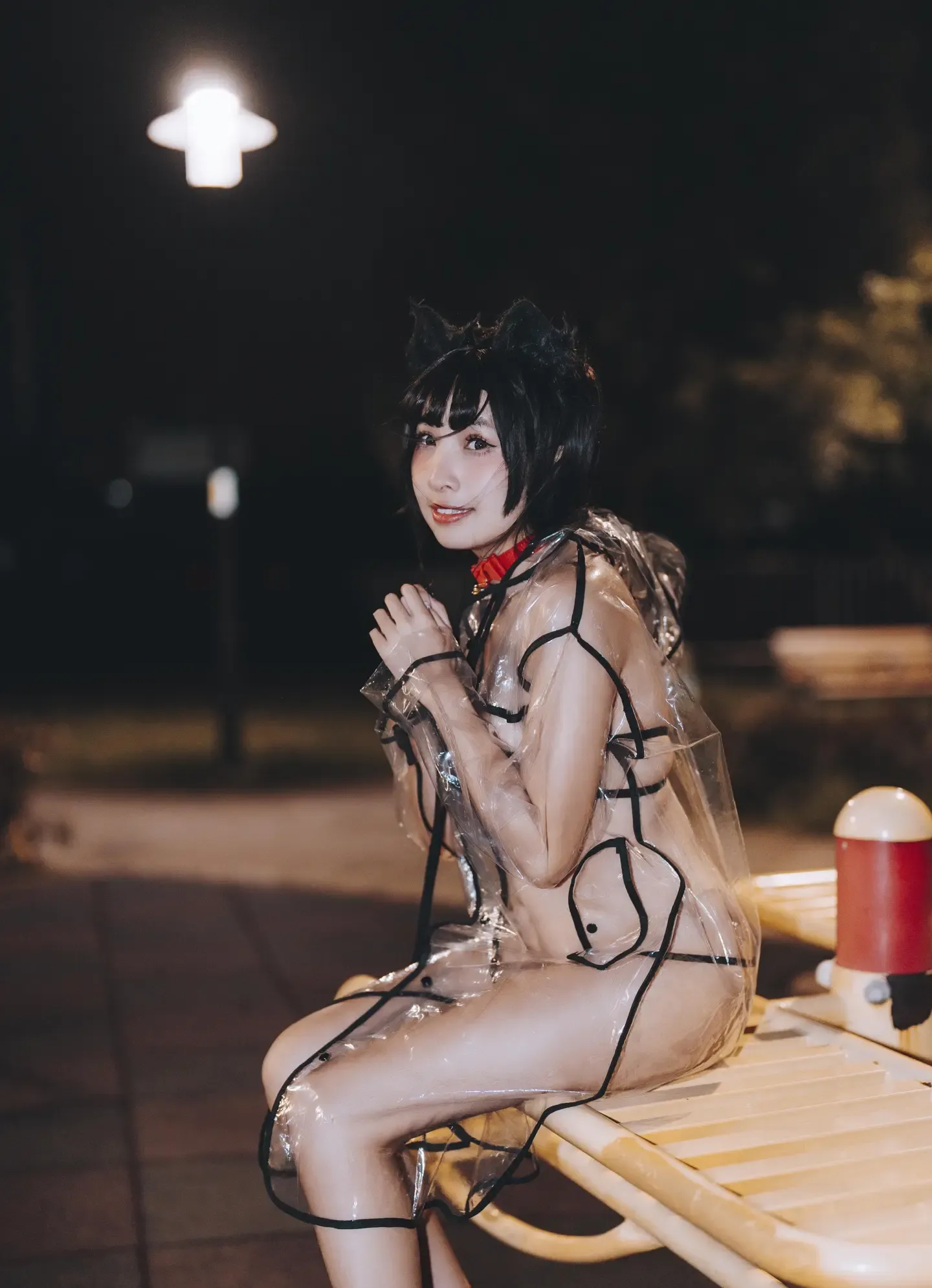 毛毛喵 慕慕 溜雨衣貓貓