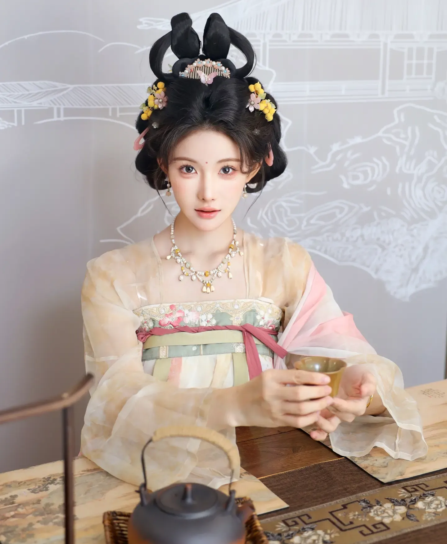 梨霜儿 唐装