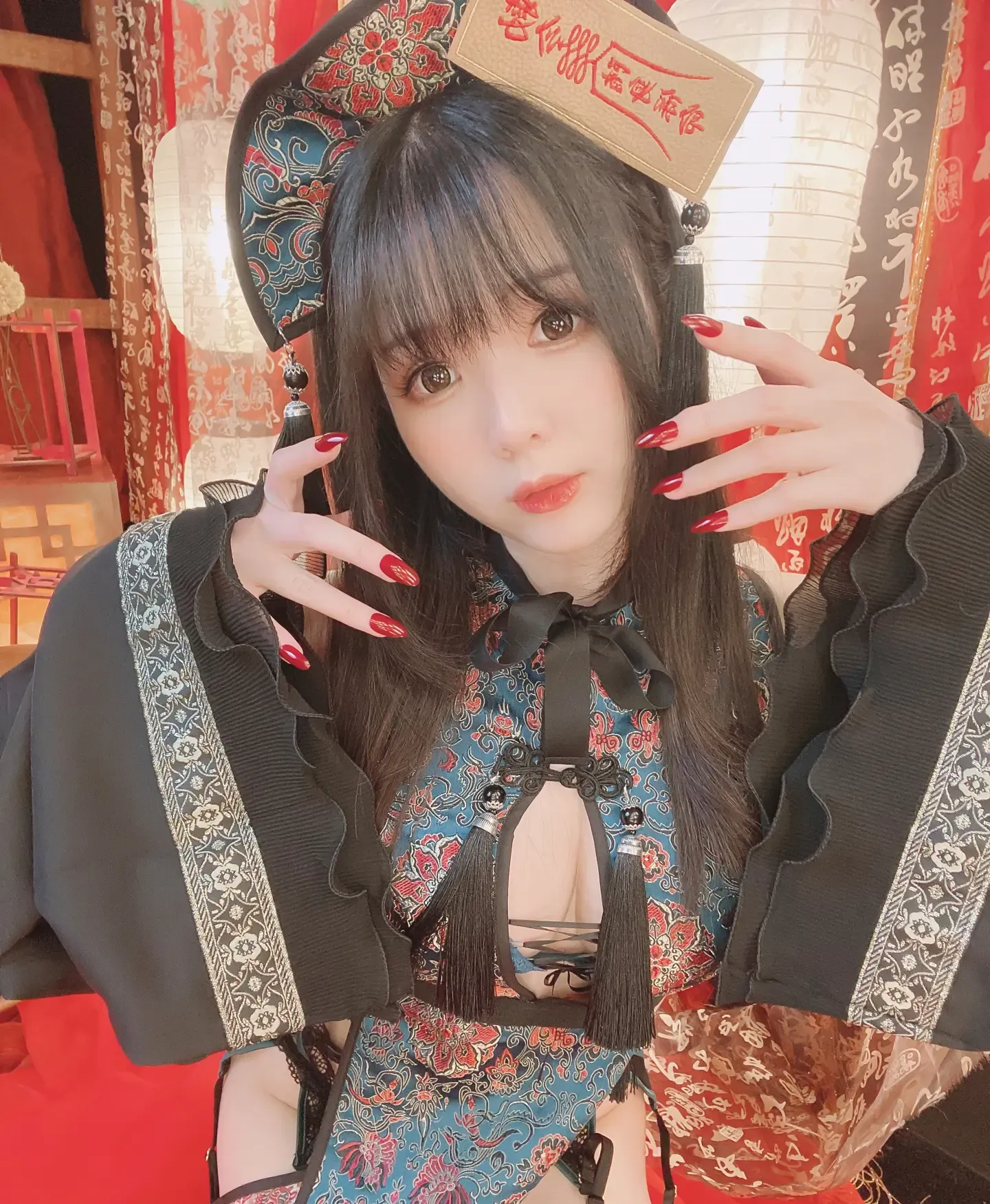 霜月shimo Fantia 2021年11月 キョンシーちゃん自撮り