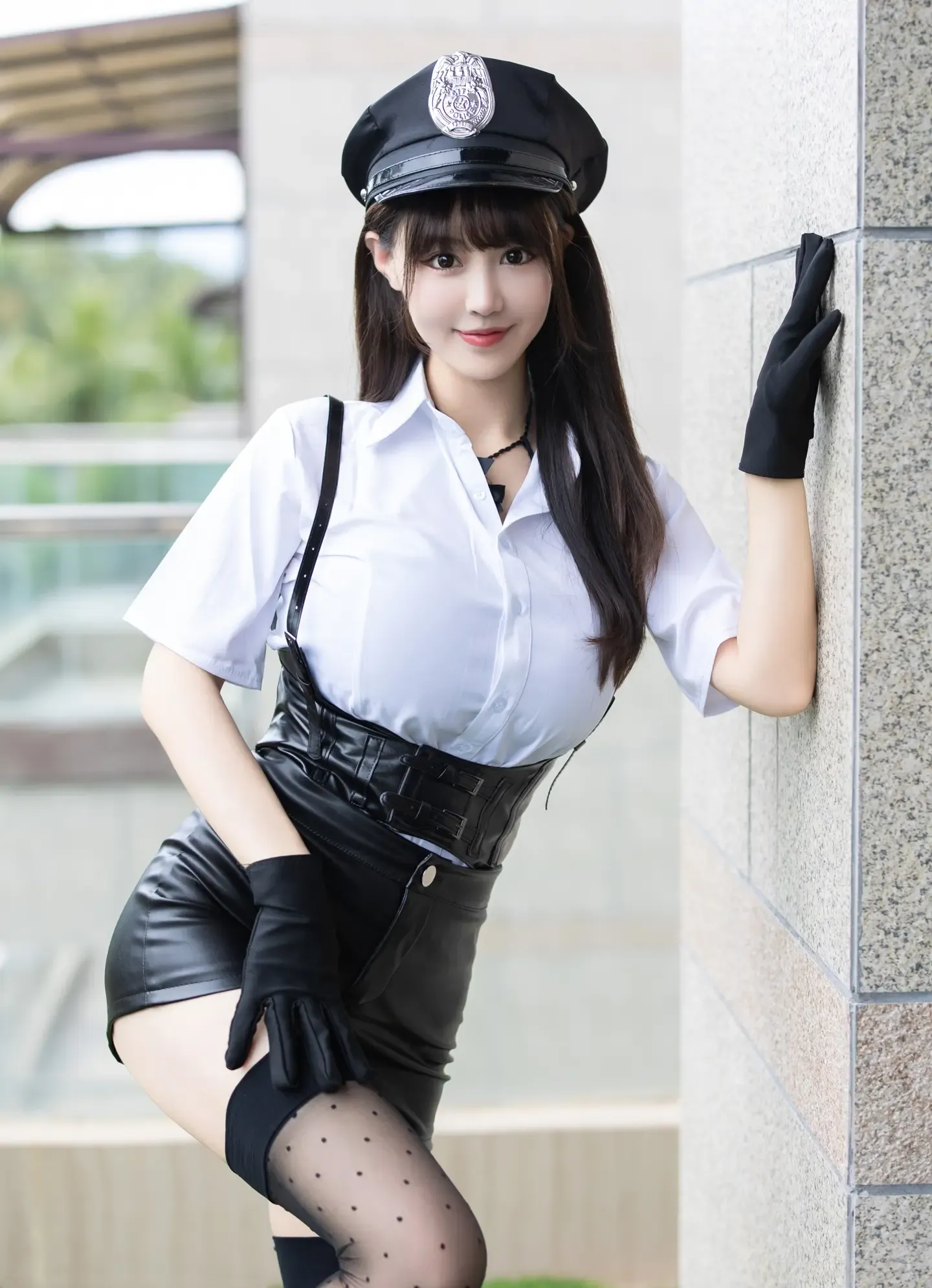 朱可儿Flora 制服写真