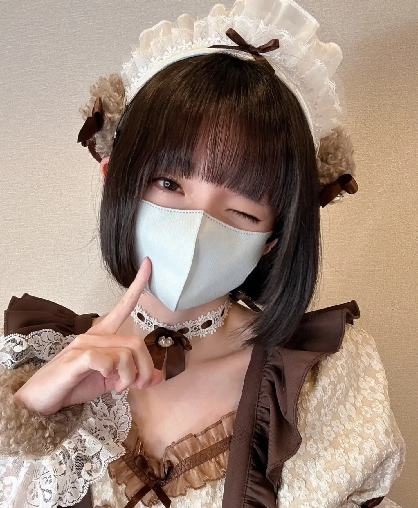 鬼花まりす 20260214 メイドのバレンタイン♥甘いえち写真💗