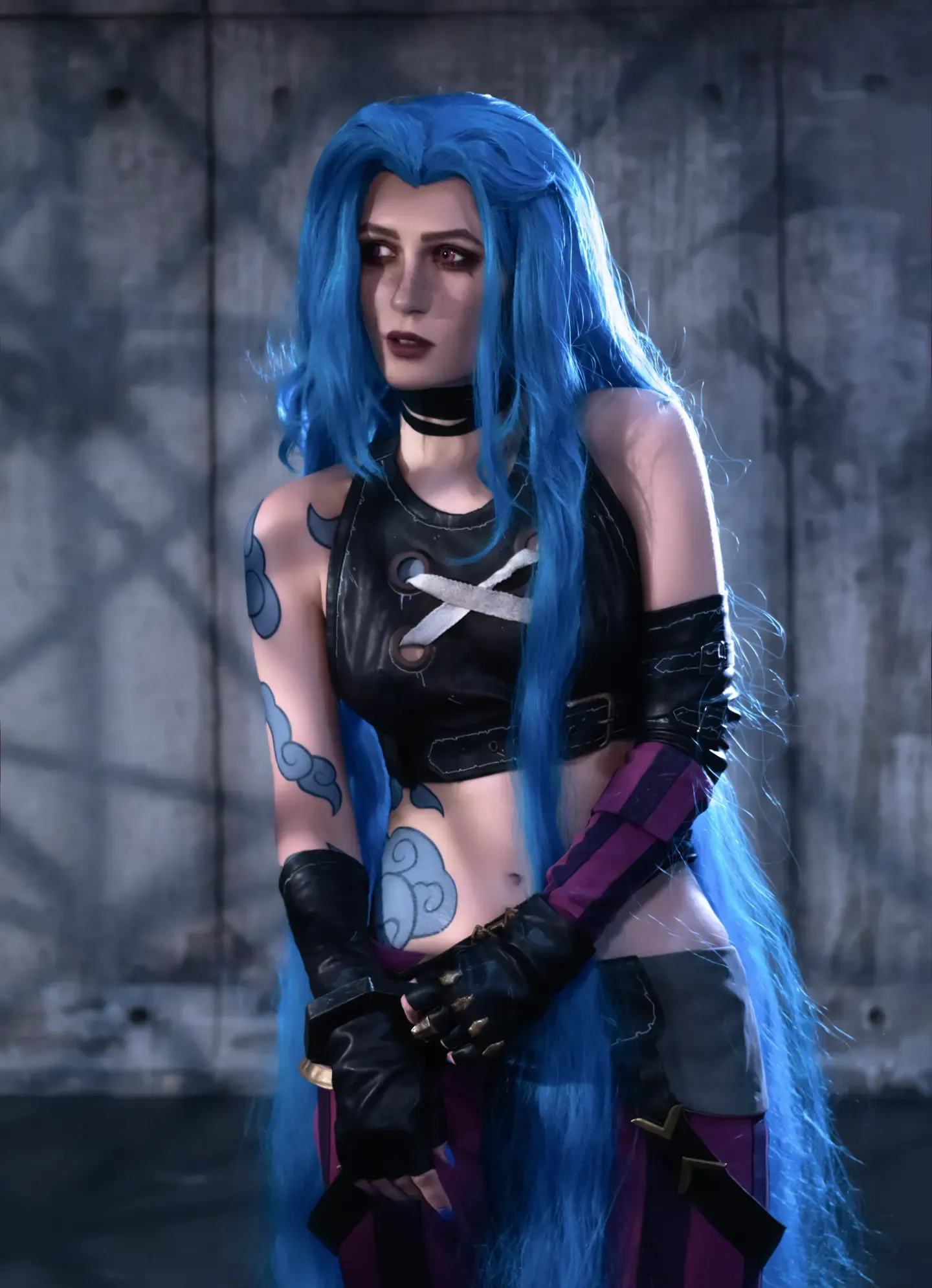 MikAllen Jinx Hair Down