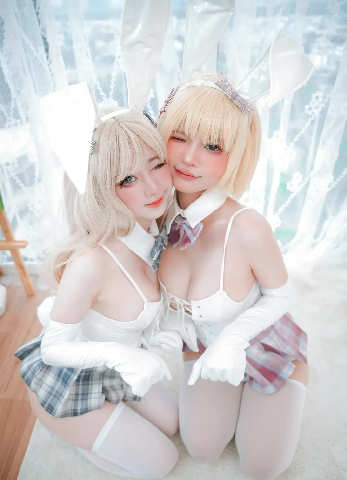 Azami SallyDorasnow White Bunny Girl