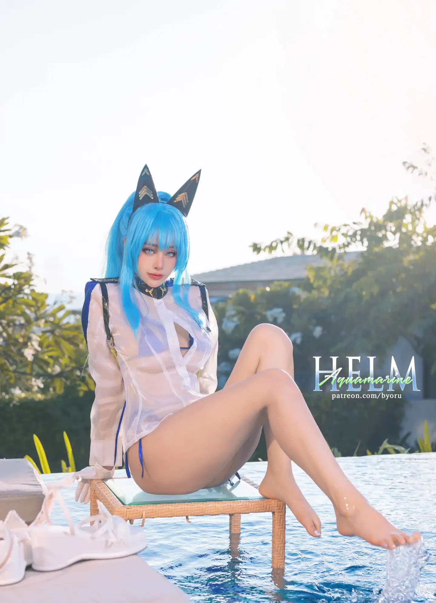 Byoru NIKKE Helm Aquamarine