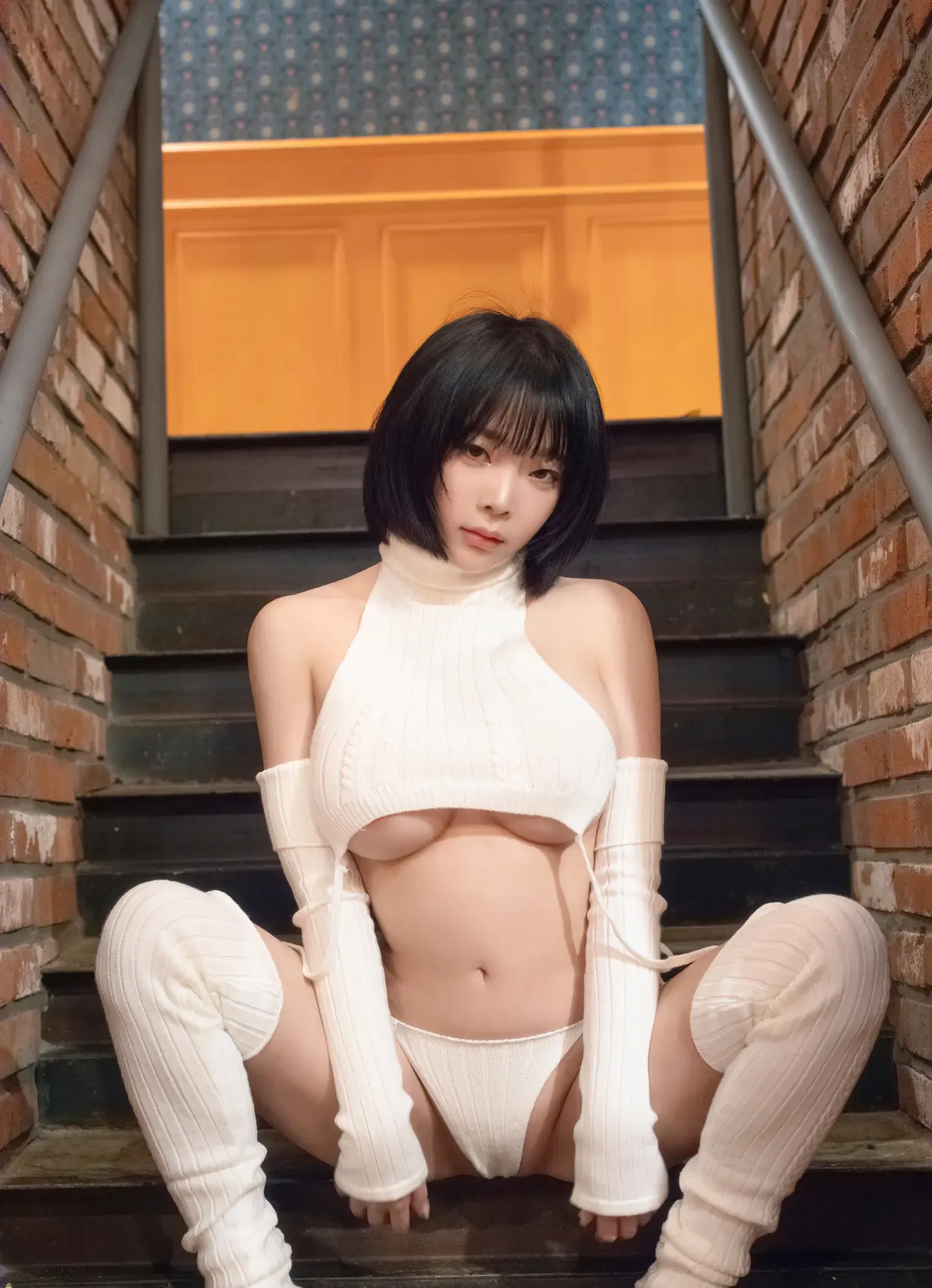 姜仁卿 강인경 KangInkyung White Lingerie