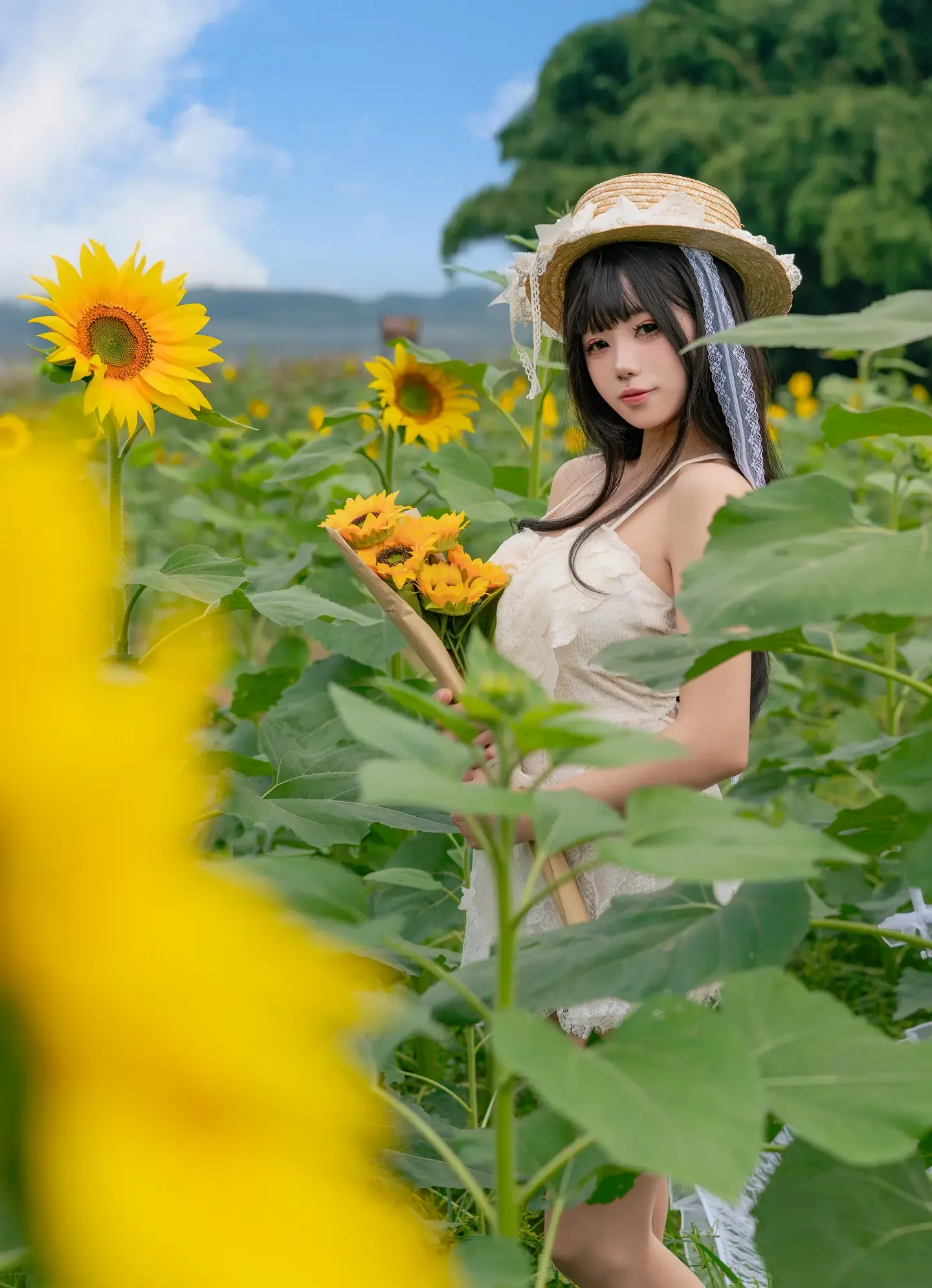 咬一口兔娘 夏の葵