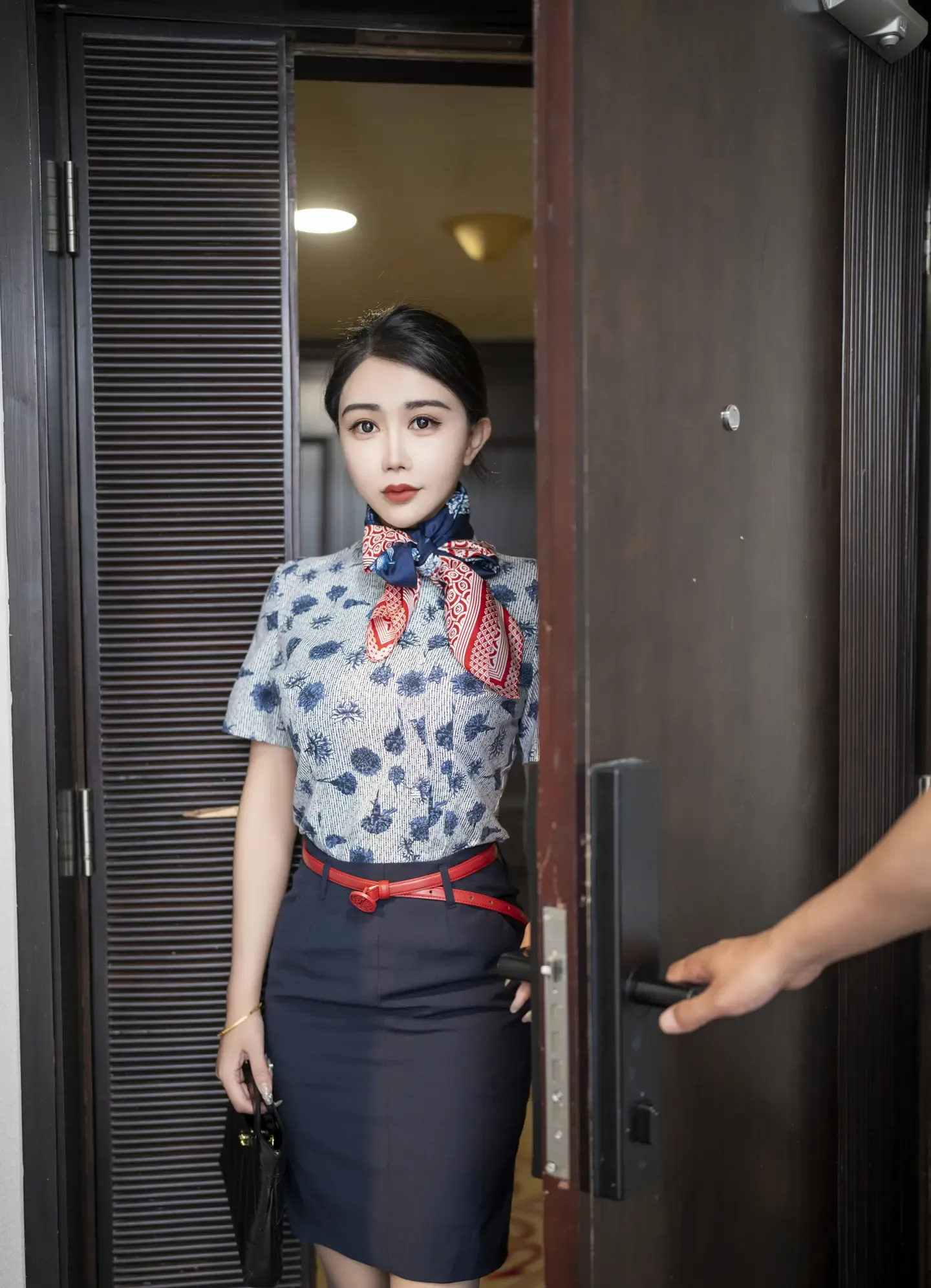 李若汐 性感空姐制服