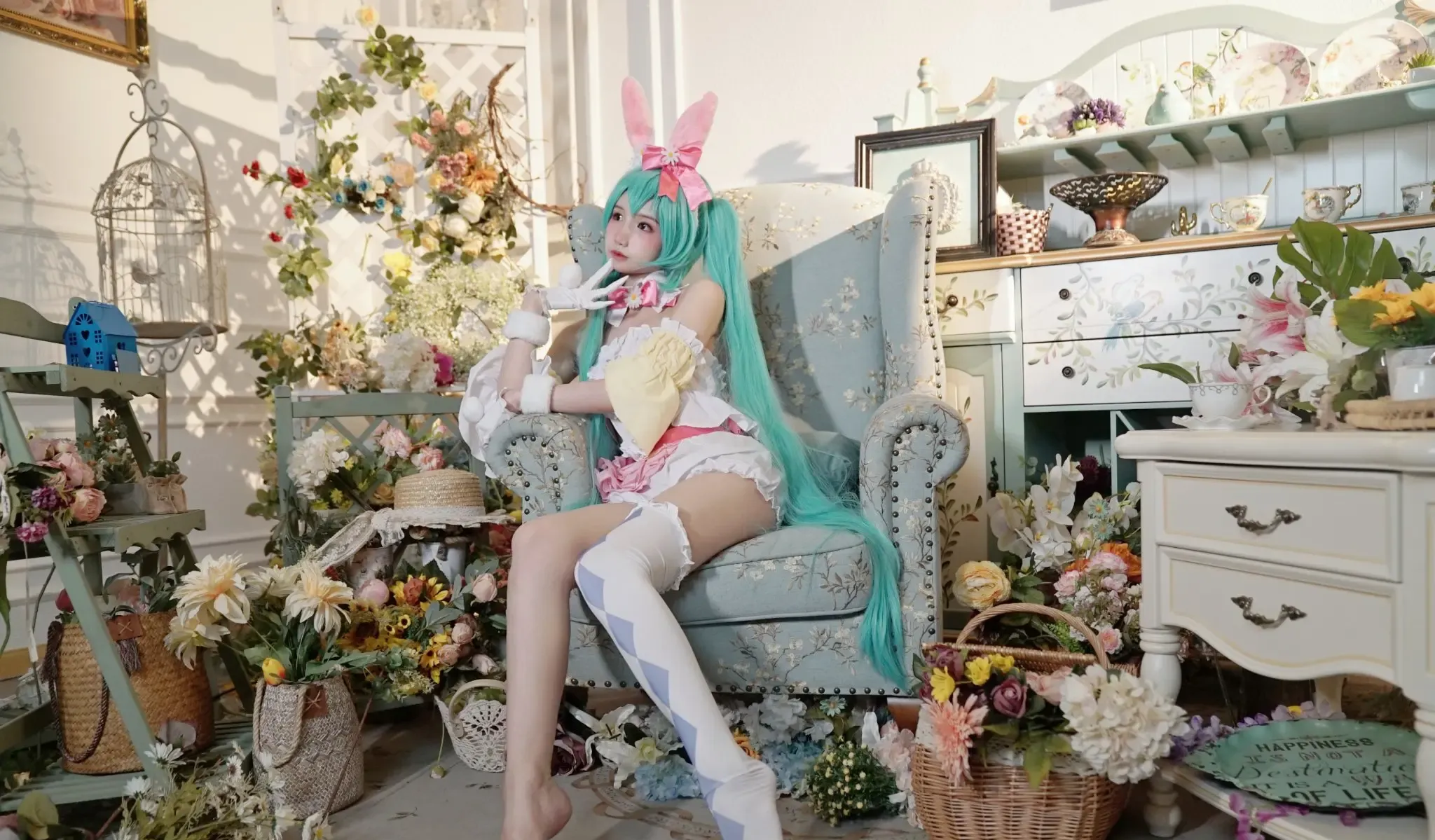 橙子喵酱 初音未来 春服