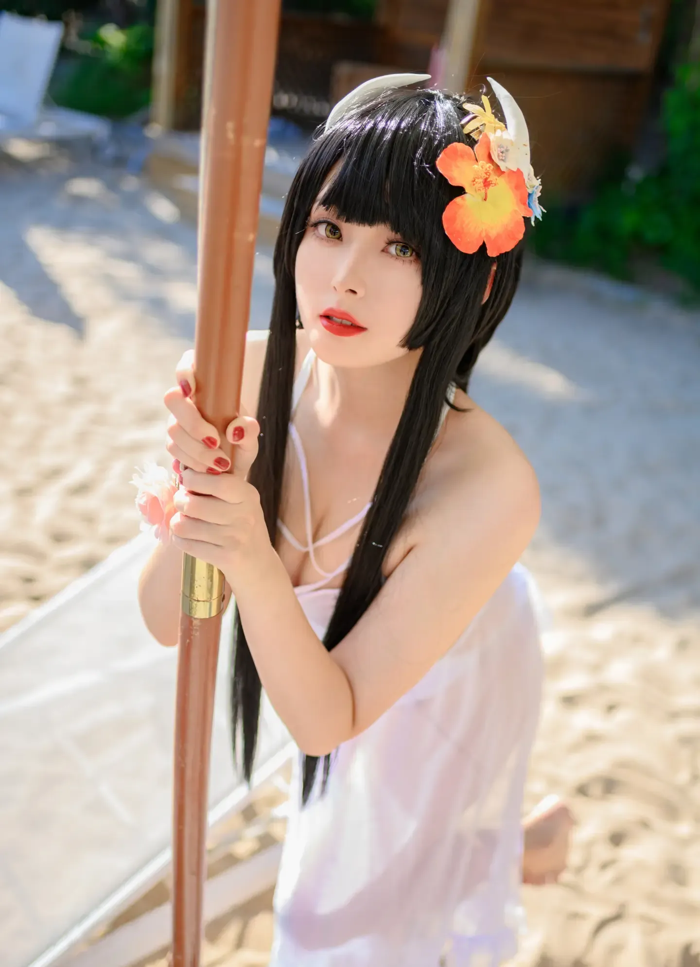 Natsuko夏夏子 碧蓝航线 比叡 泳装