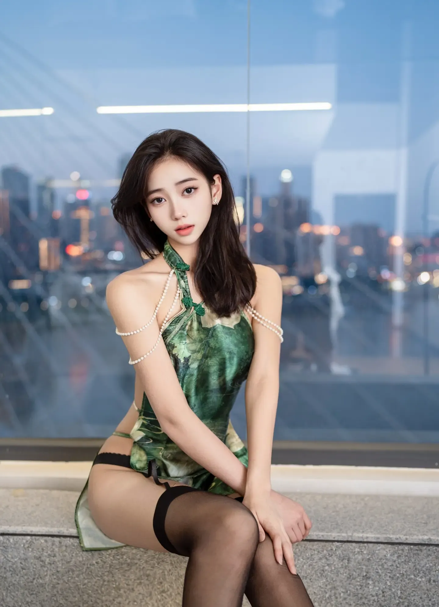 时安安 旗袍