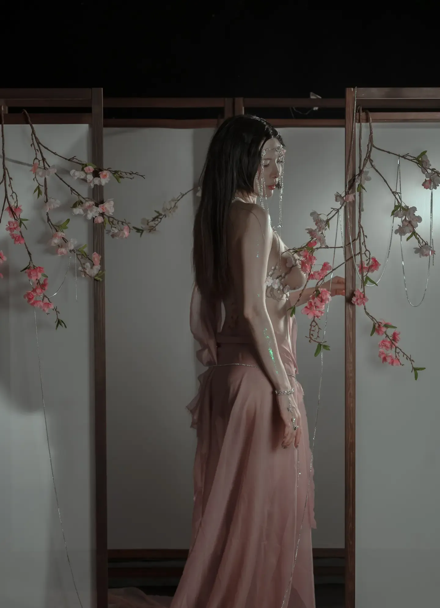 秋和柯基 粉 桃花神