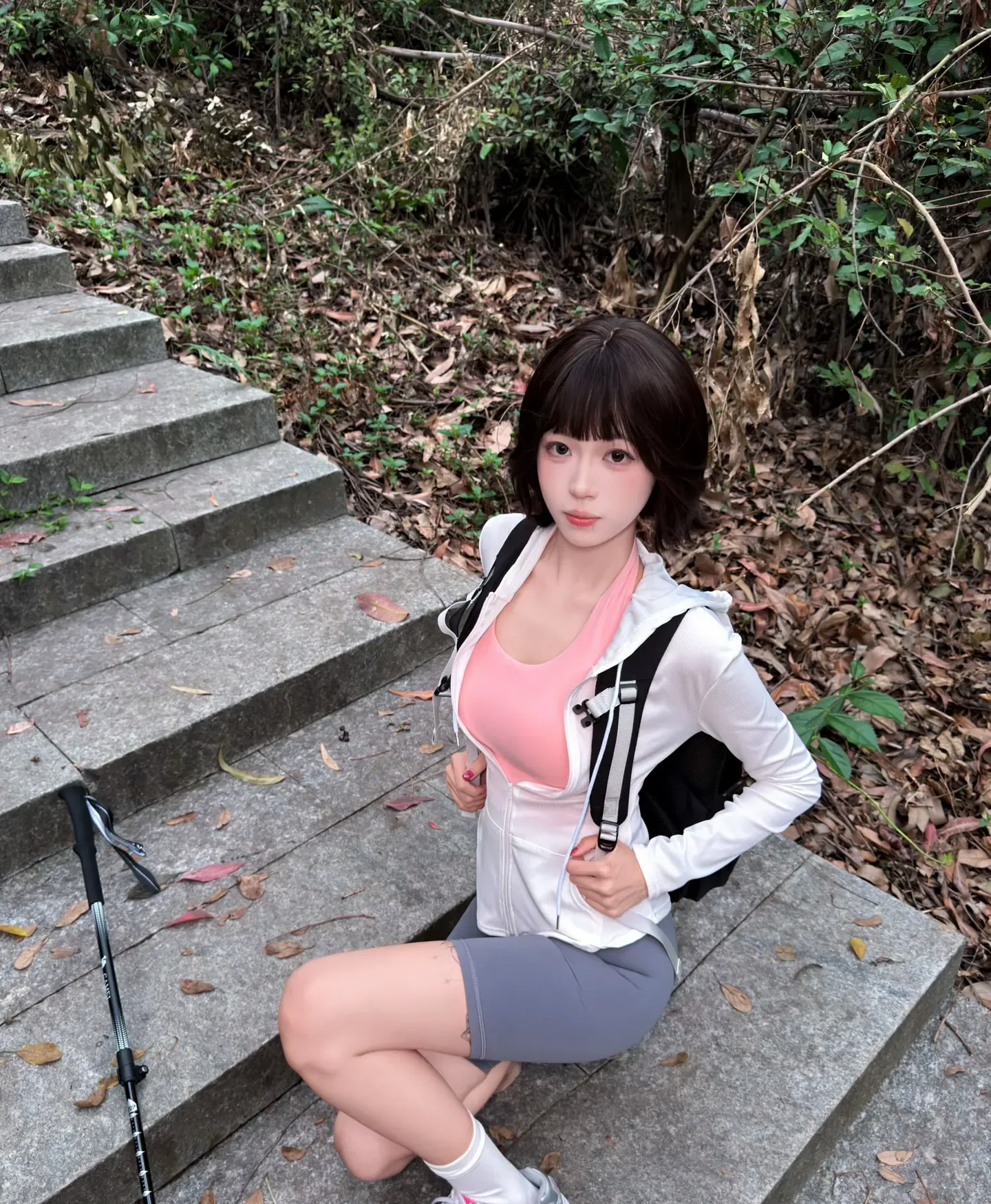 麻薯好吃 女友的登山日记
