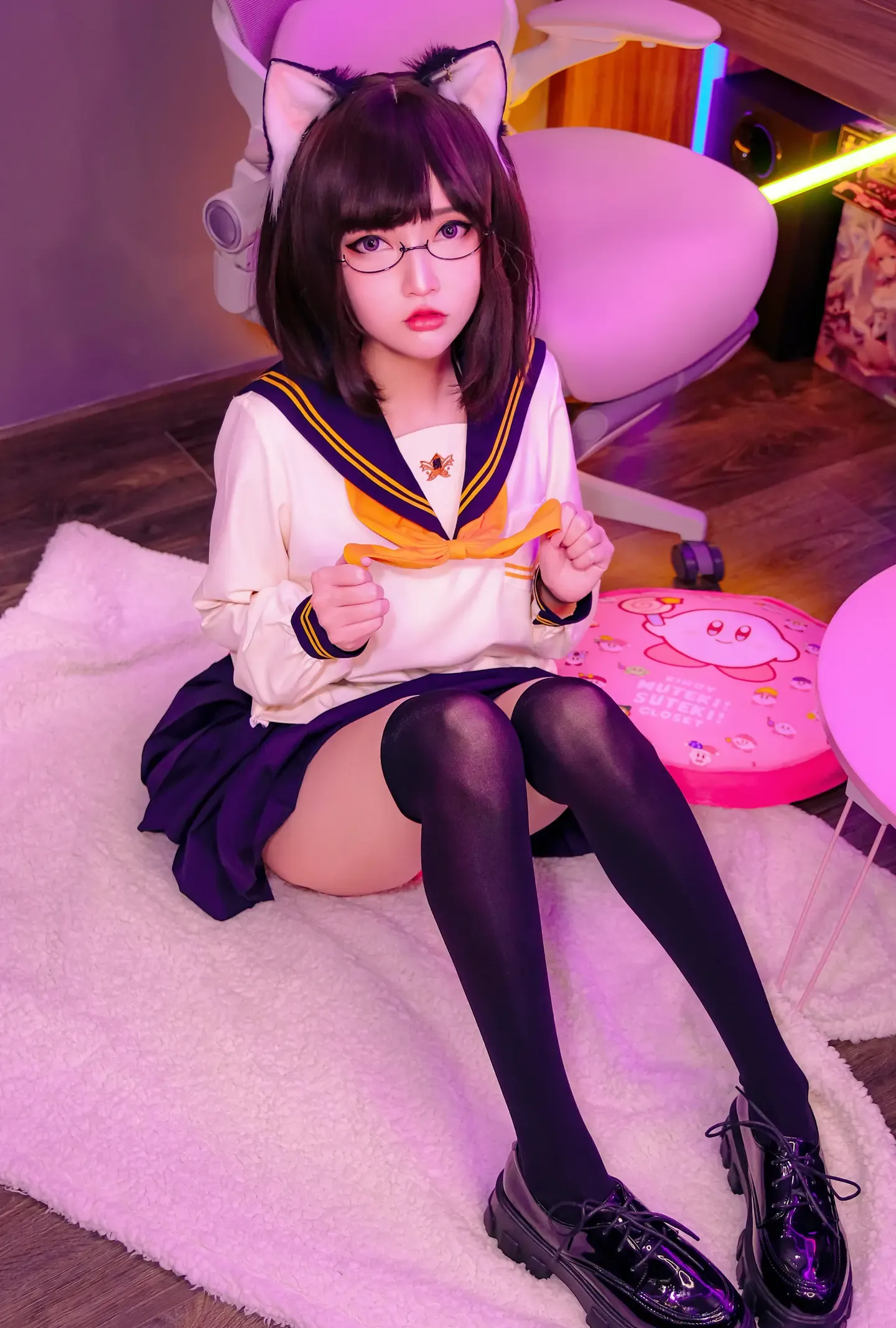 PotatoGodzilla OC Tatami neko-chan in Seifuku