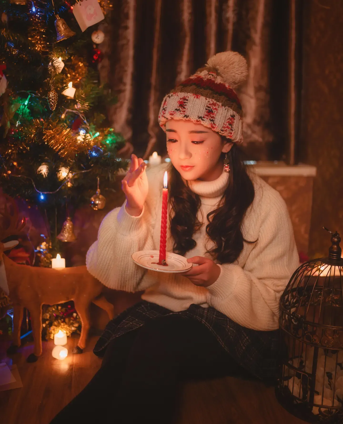 拿相机的执义 少女写真 圣诞