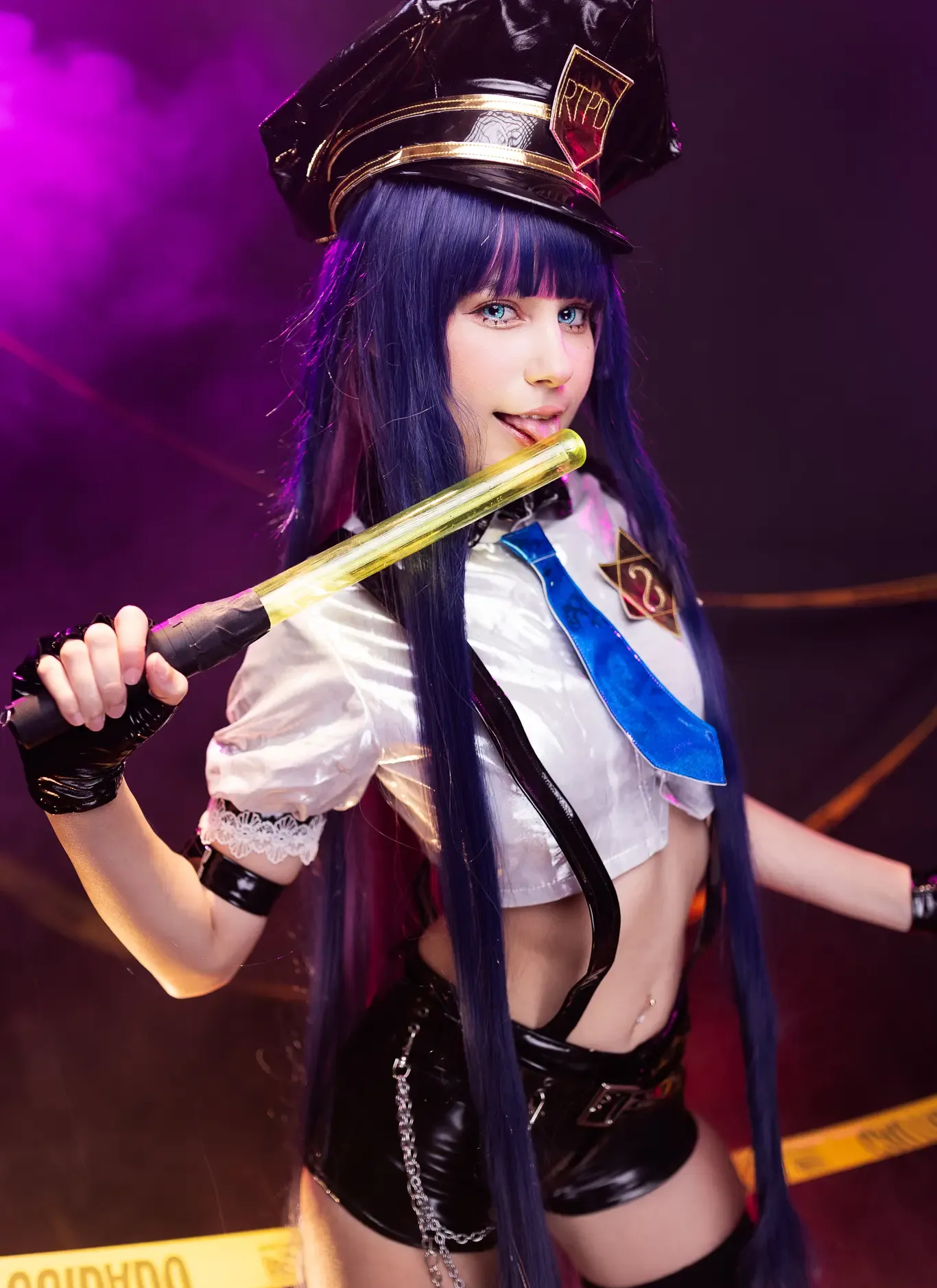 JeanWanWan Officer Stocking