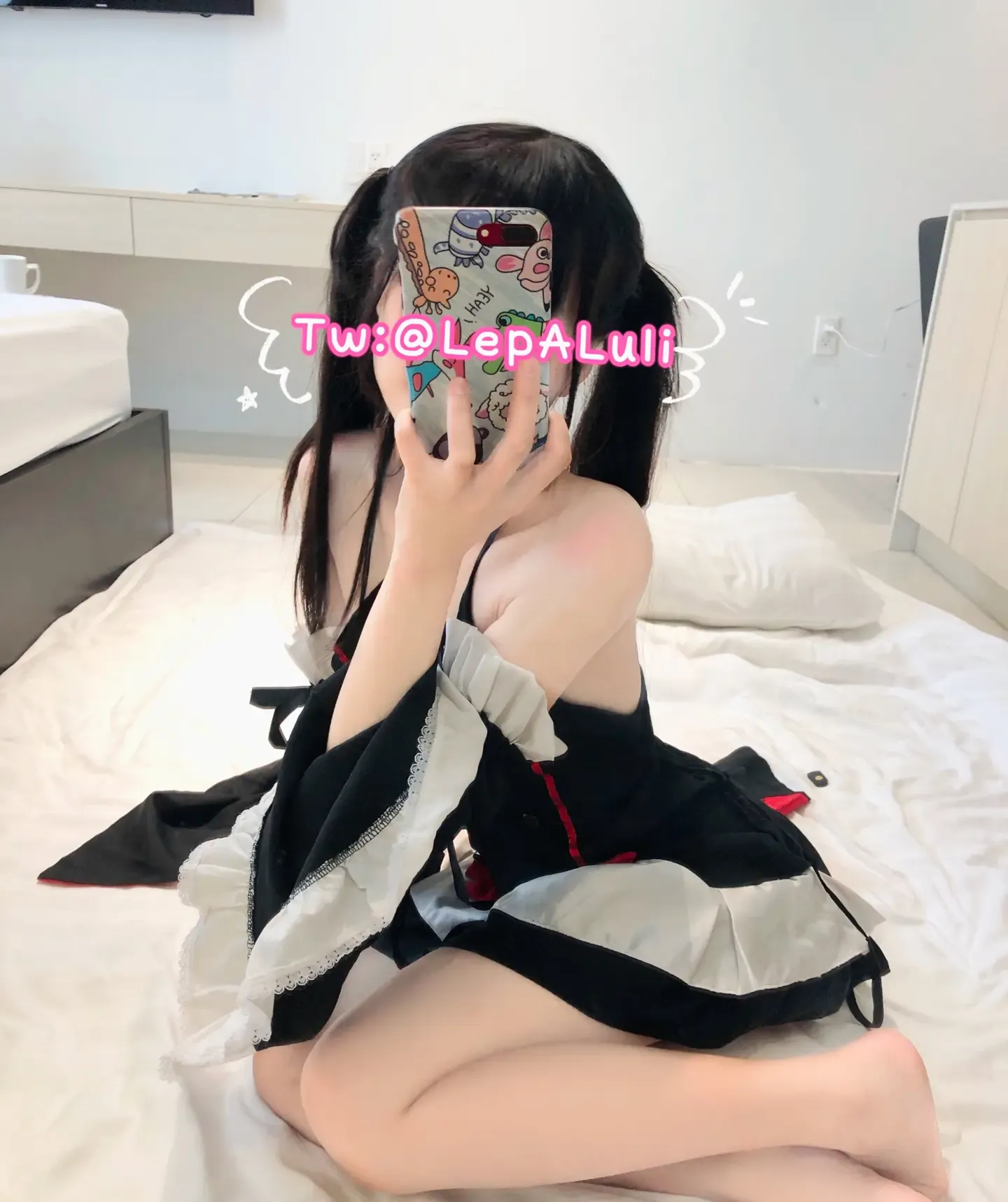 Lepaudam 黑色LO裙