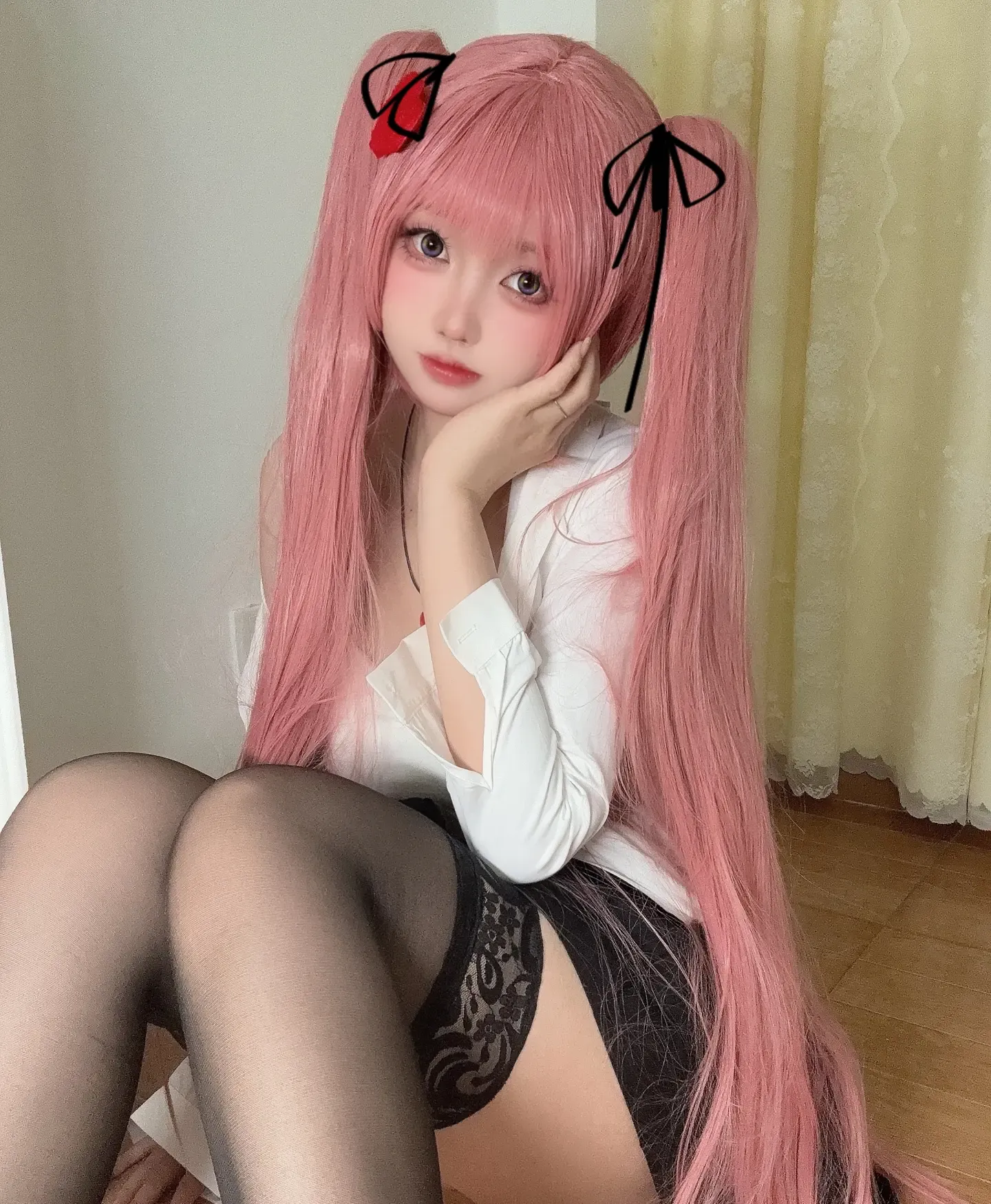 洛桑w伊梓 学妹黄裙