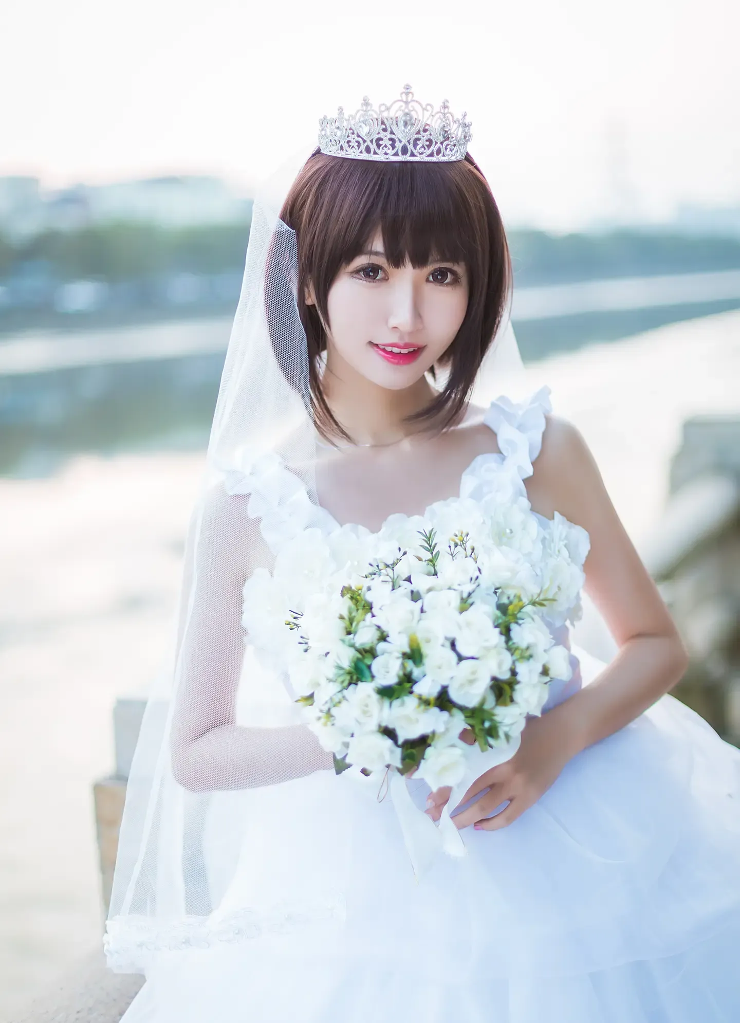 鳗鱼霏儿 圣人惠 婚纱