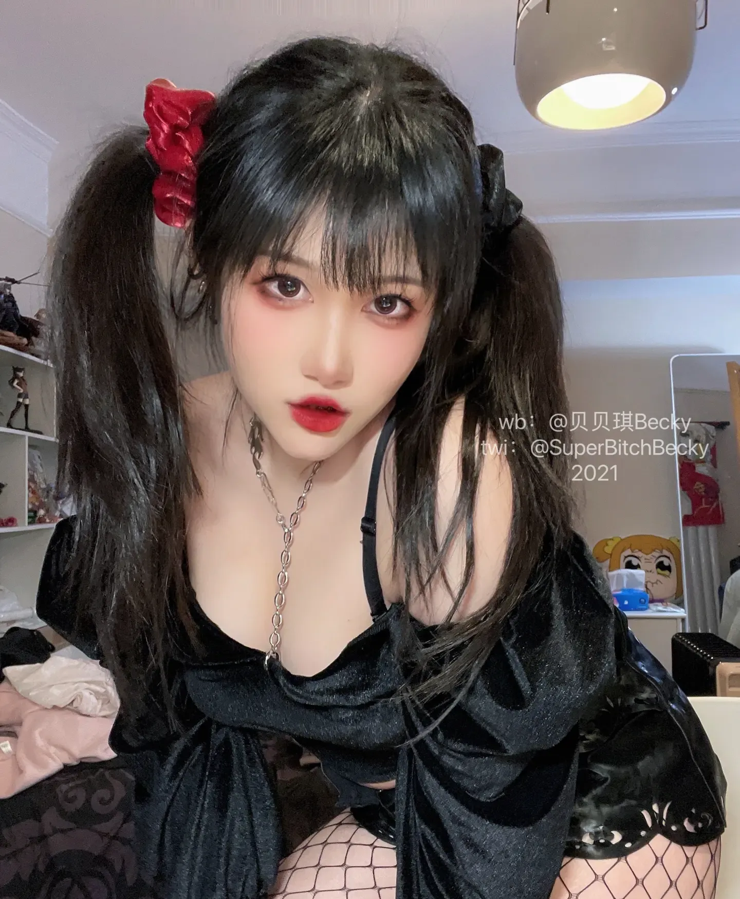 贝贝琪Becky 2021 对镜黑发辣妹