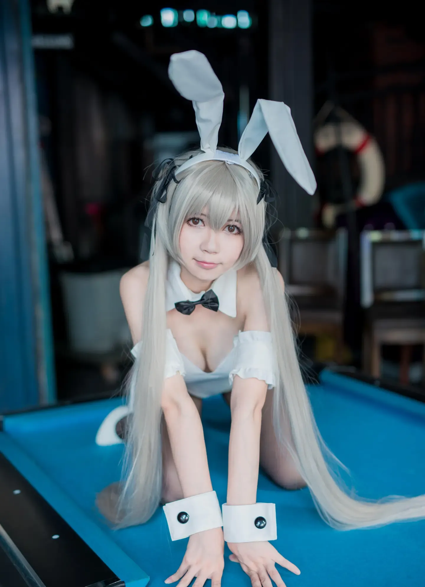 白金Saki 春日野穹 兔女郎
