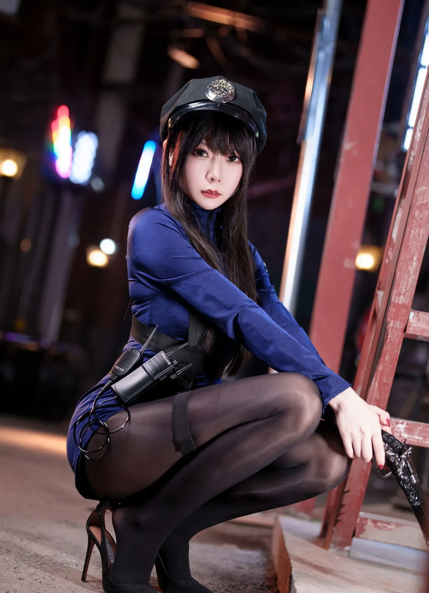 香草喵露露 2023年11月舰长 女警