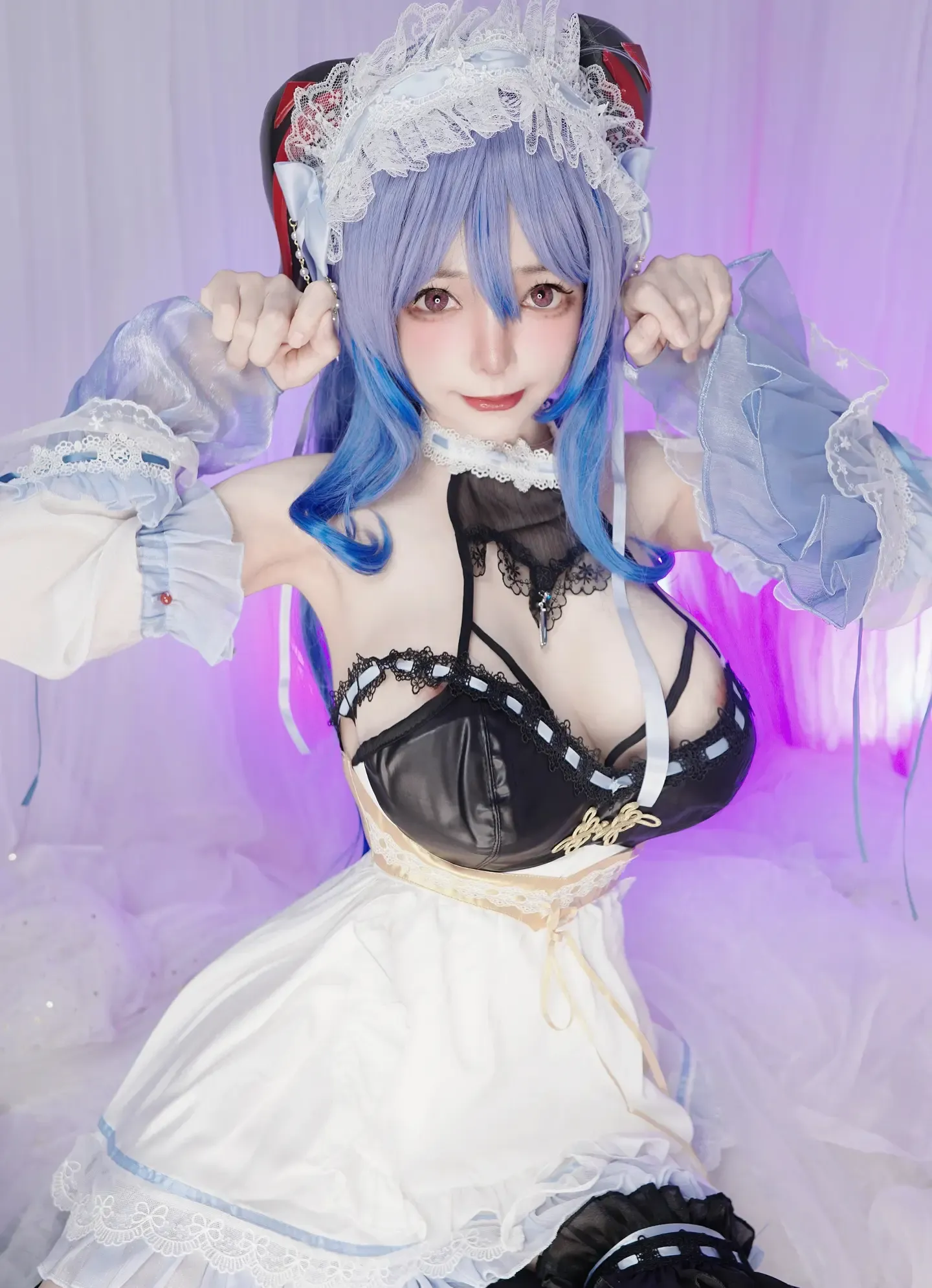 NekoChan Ganyu maid selfie set