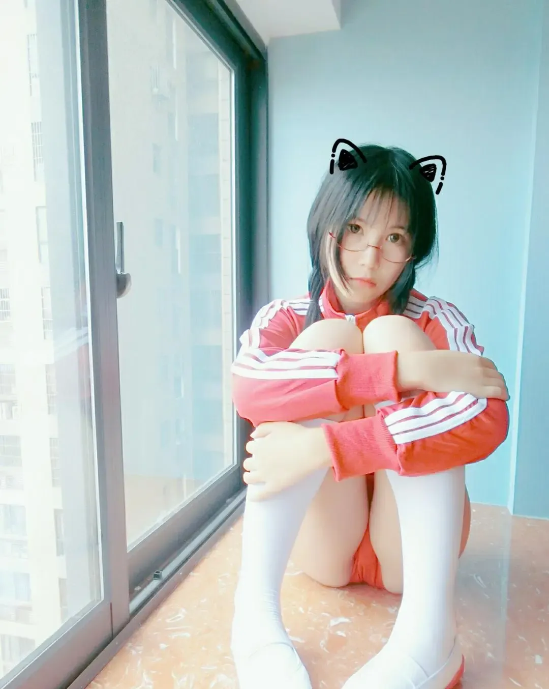 逐月SU PR时期 红色体操服
