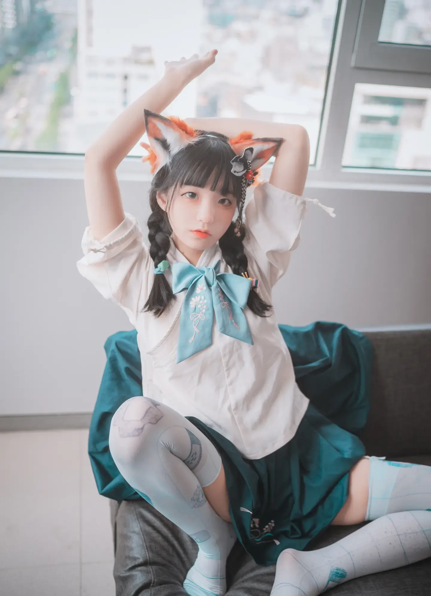 JeongJenny 정제니 DJAWA Kitsune in Hanfu